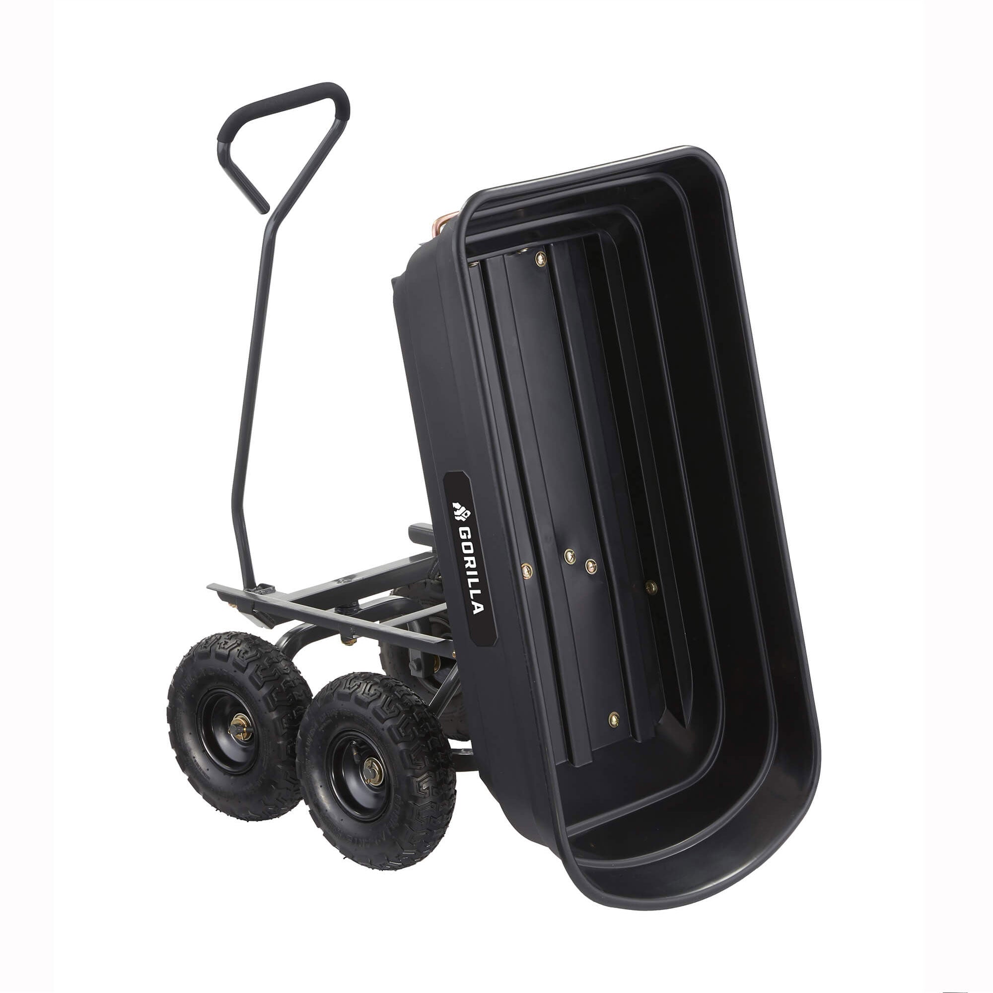 Gorilla Carts Poly Garden Dump Cart Camping Beach Wagon, 600 Pound Capacity - Smart-nests