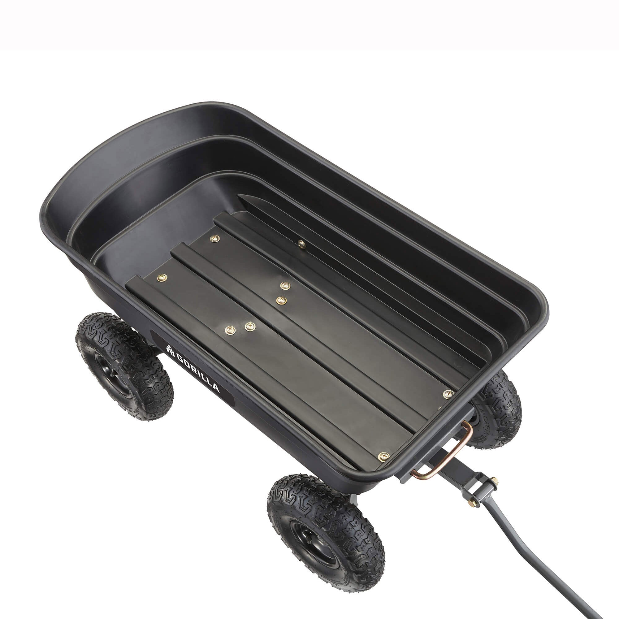 Gorilla Carts Poly Garden Dump Cart Camping Beach Wagon, 600 Pound Capacity - Smart-nests