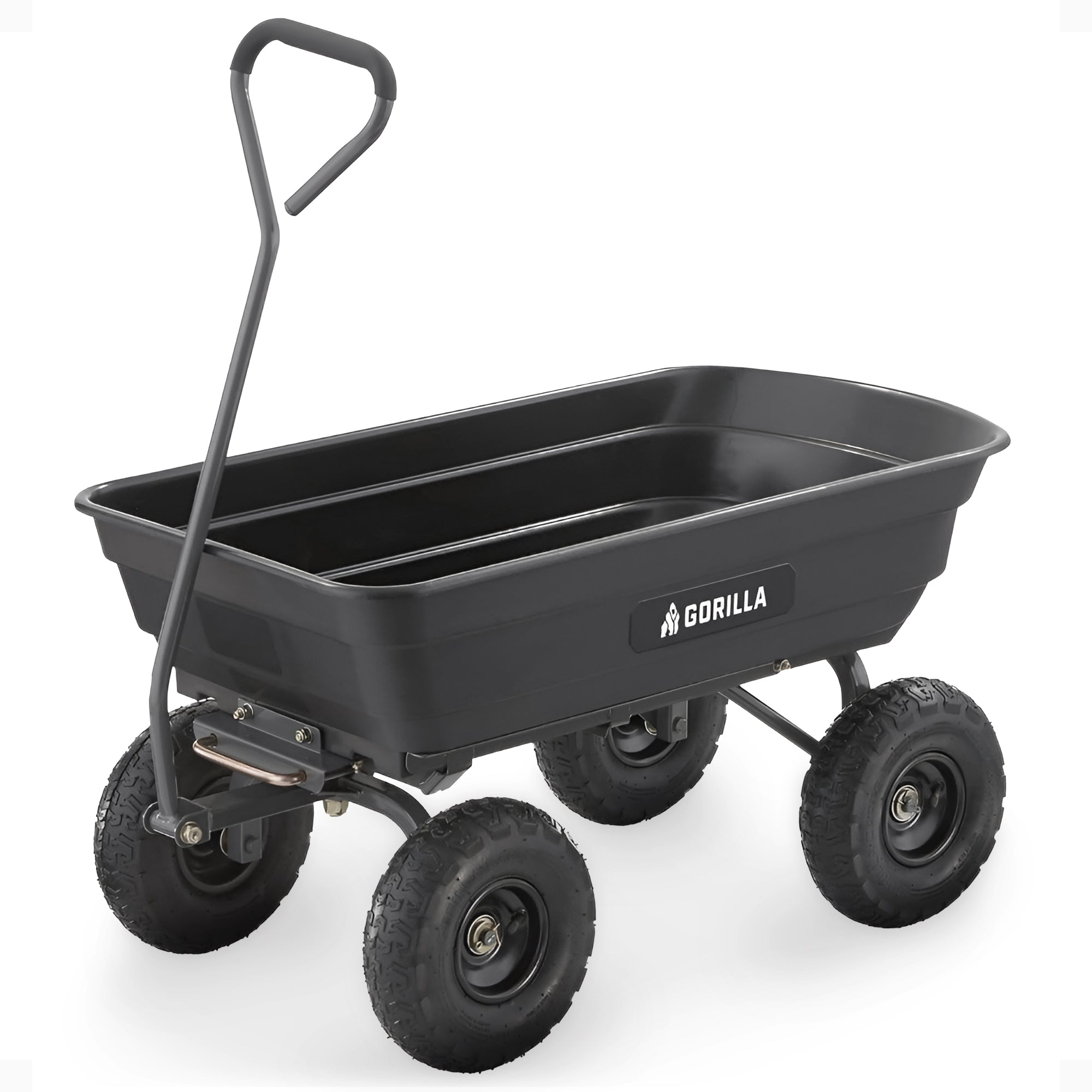 Gorilla Carts Poly Garden Dump Cart Camping Beach Wagon, 600 Pound Capacity - Smart-nests