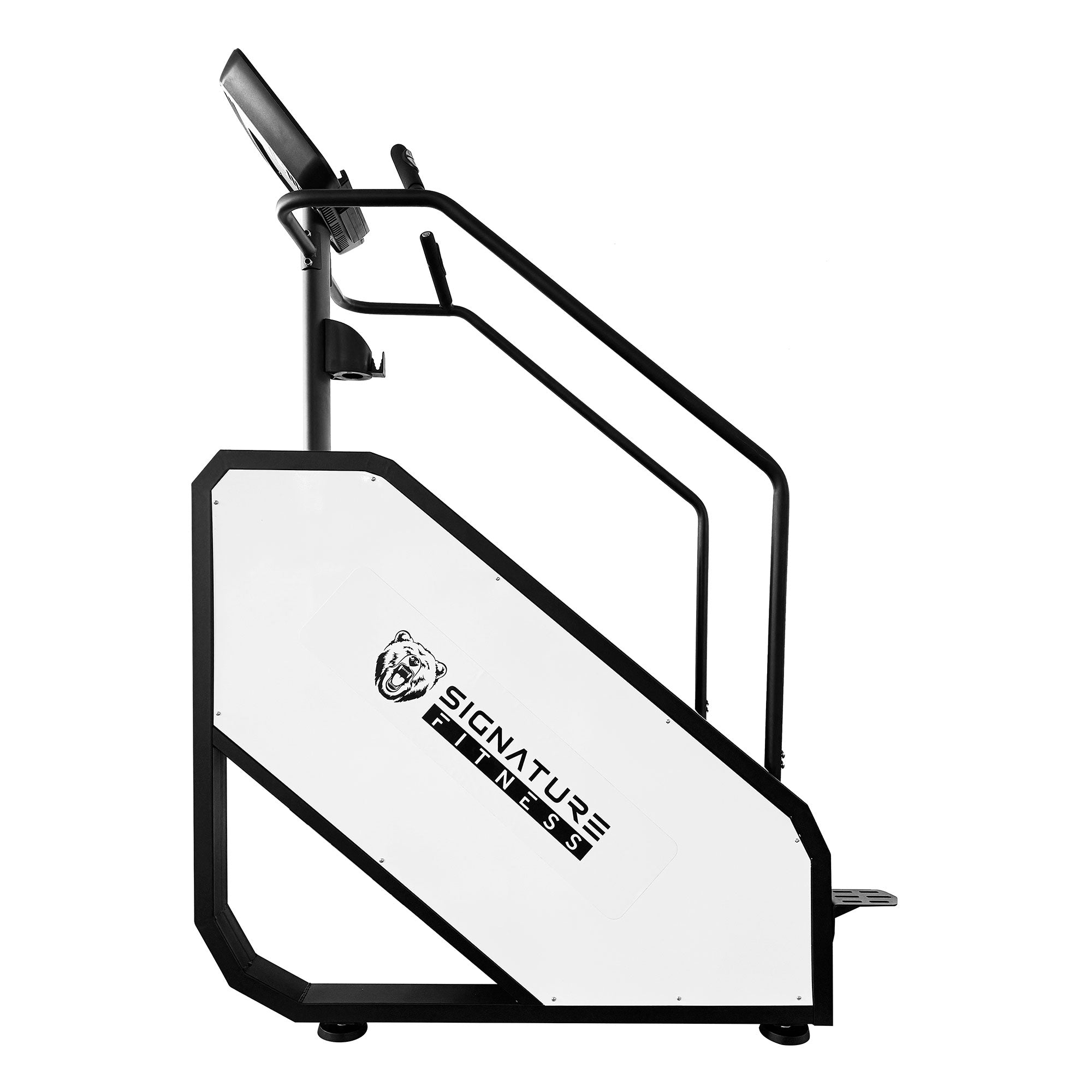 Signature Fitness Continuous Climber for Cardio and Lower Body Workouts, White - Smart-nests