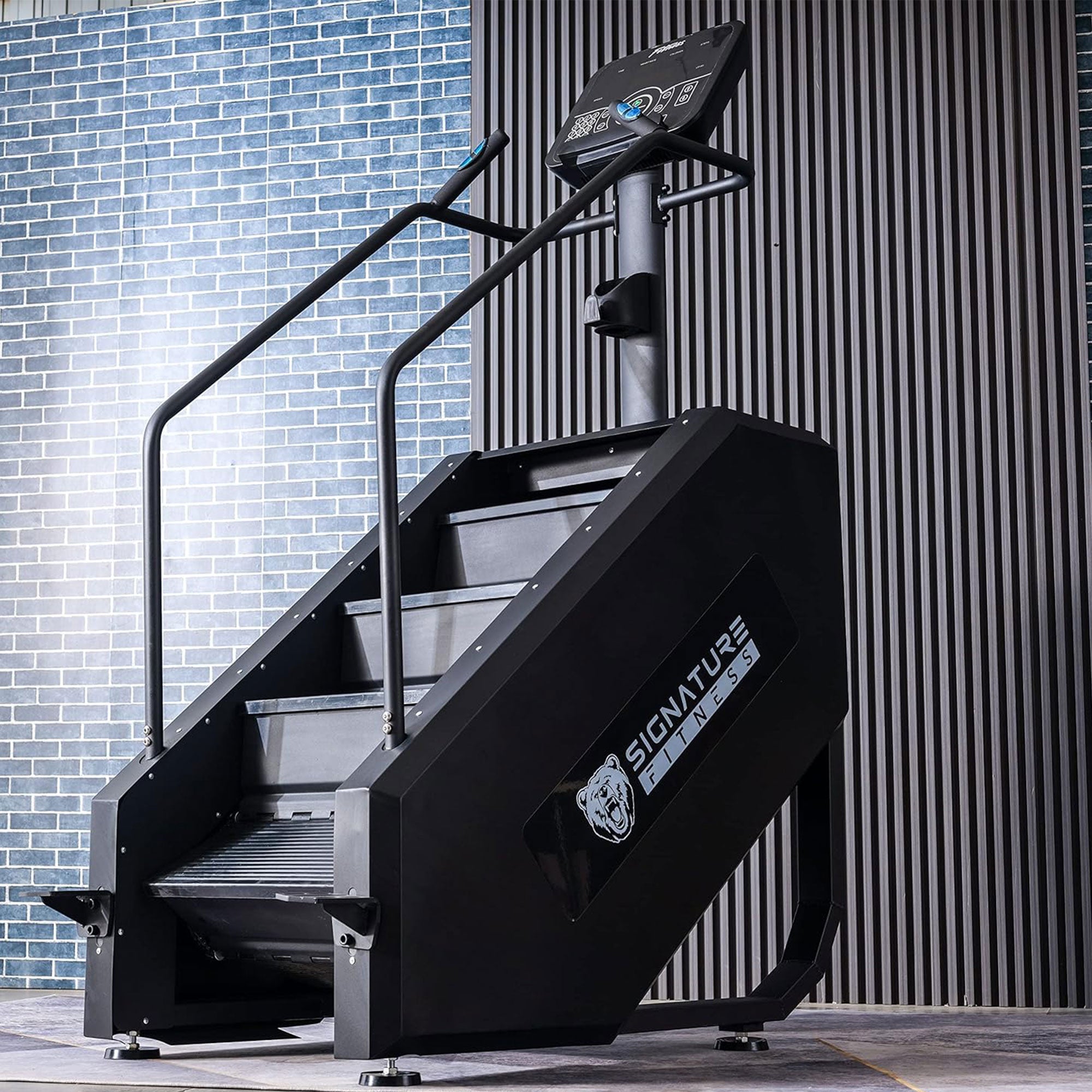 Signature Fitness Continuous Climber for Cardio and Lower Body Workouts, White - Smart-nests