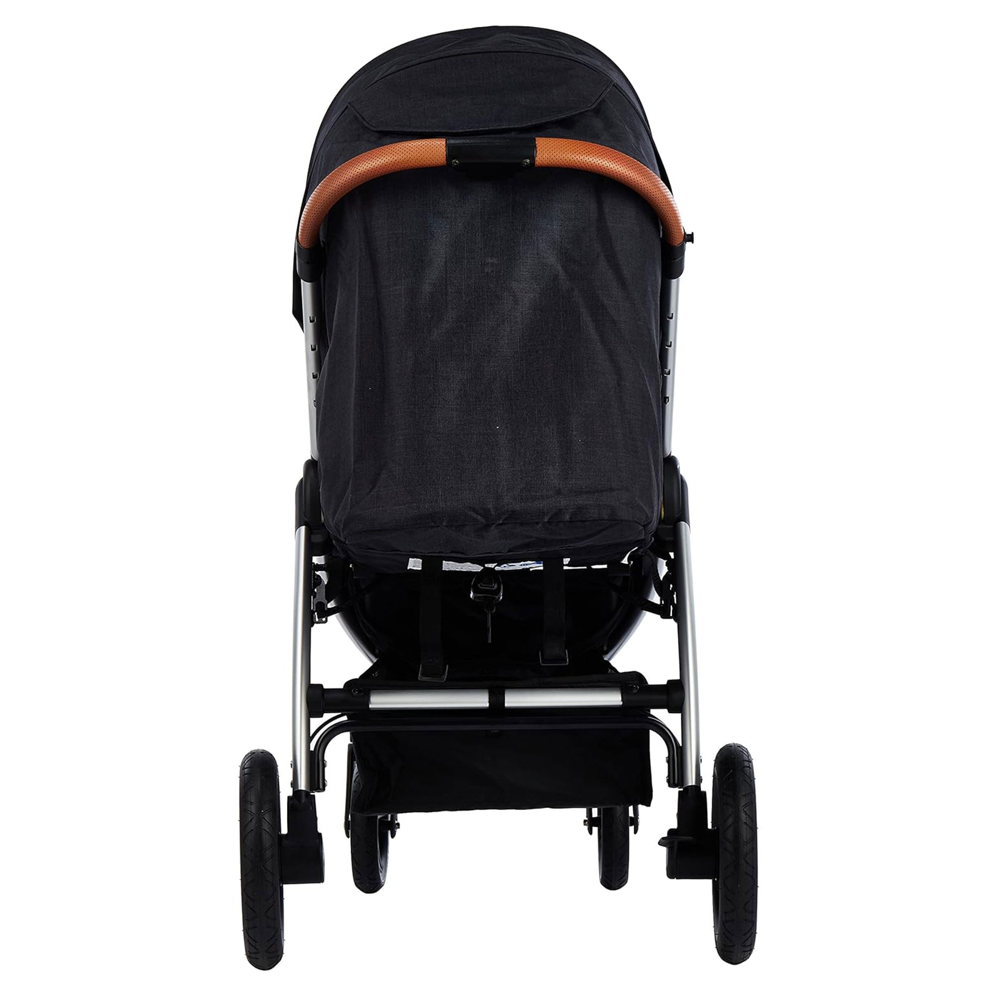 hauck Uptown Deluxe Folding Stroller with Cup Holder and Canopy, Melange Black - Smart-nests
