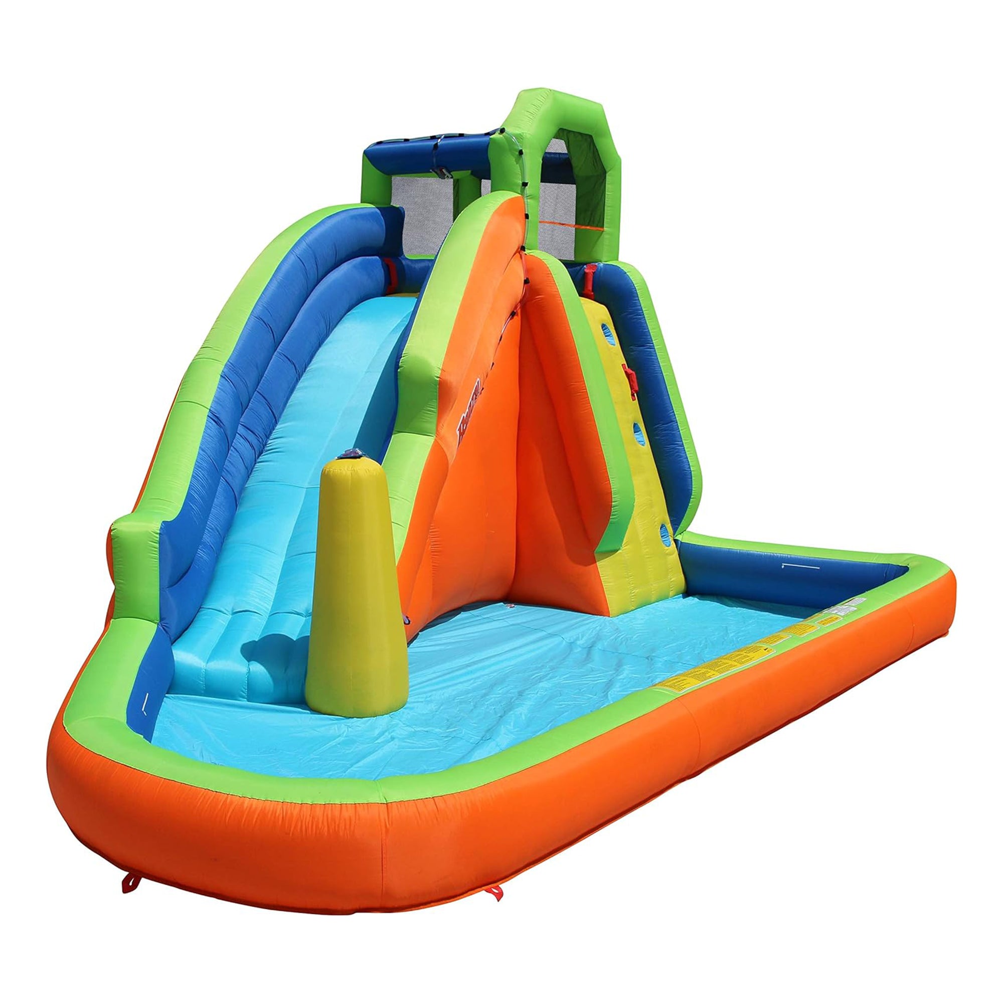 Banzai Gushing Geyser Water-Spraying Inflatable Pool Water Park Set, Multicolor - Smart-nests