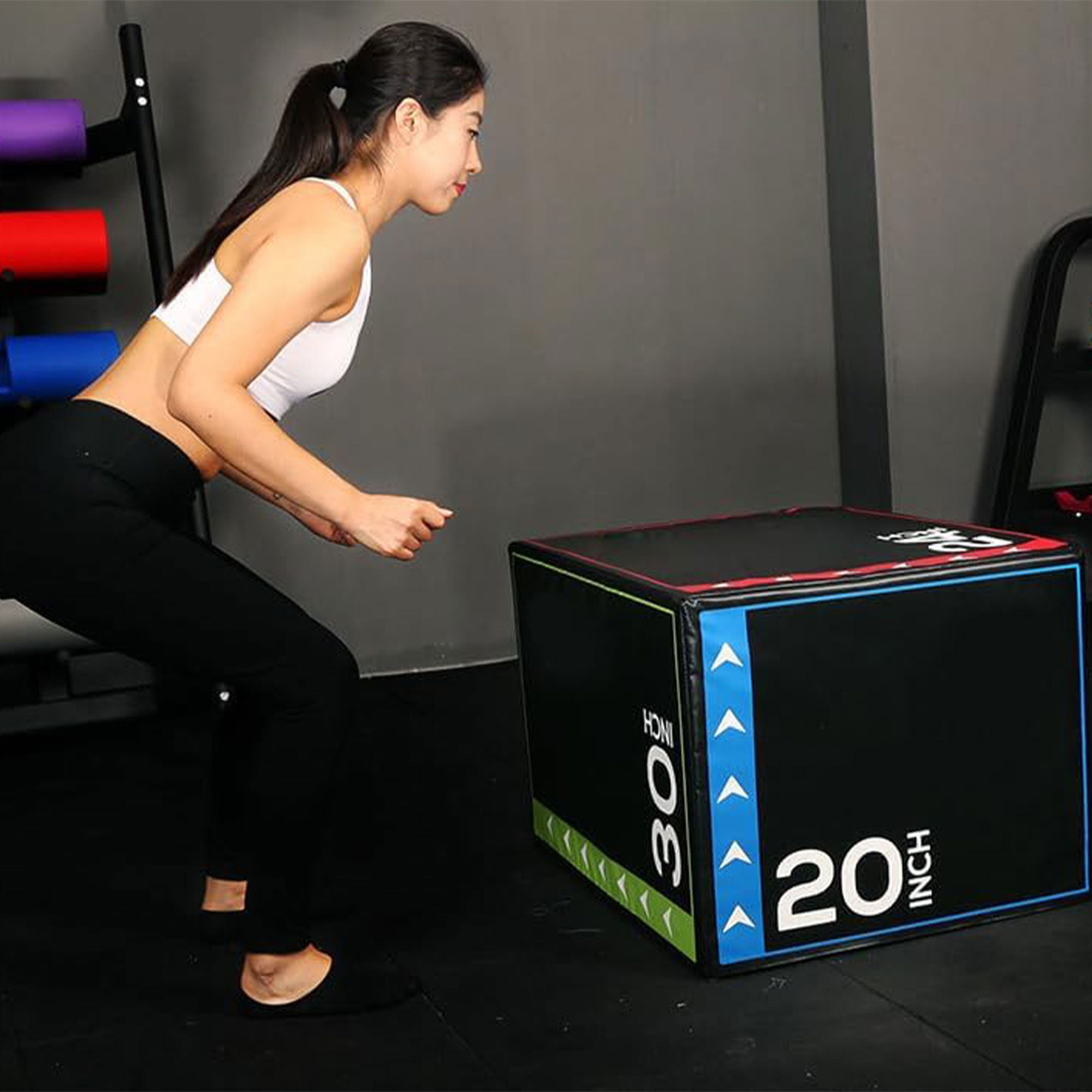BalanceFrom Fitness 16 Pound Versatile 3 in 1 Plyometric Jumping Exercise Box - Smart-nests