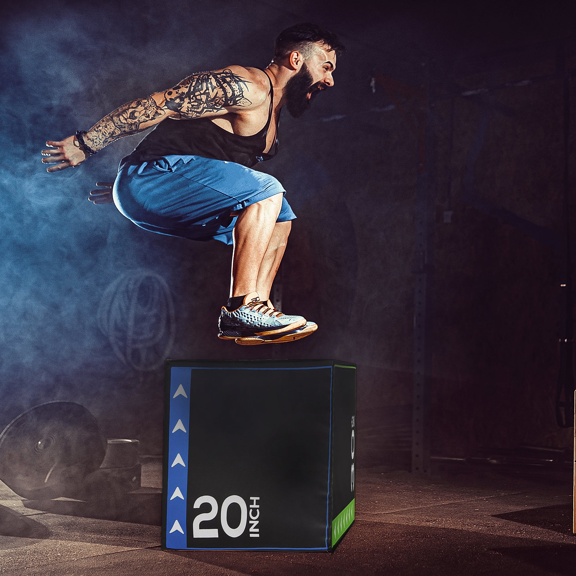 BalanceFrom Fitness 16 Pound Versatile 3 in 1 Plyometric Jumping Exercise Box - Smart-nests