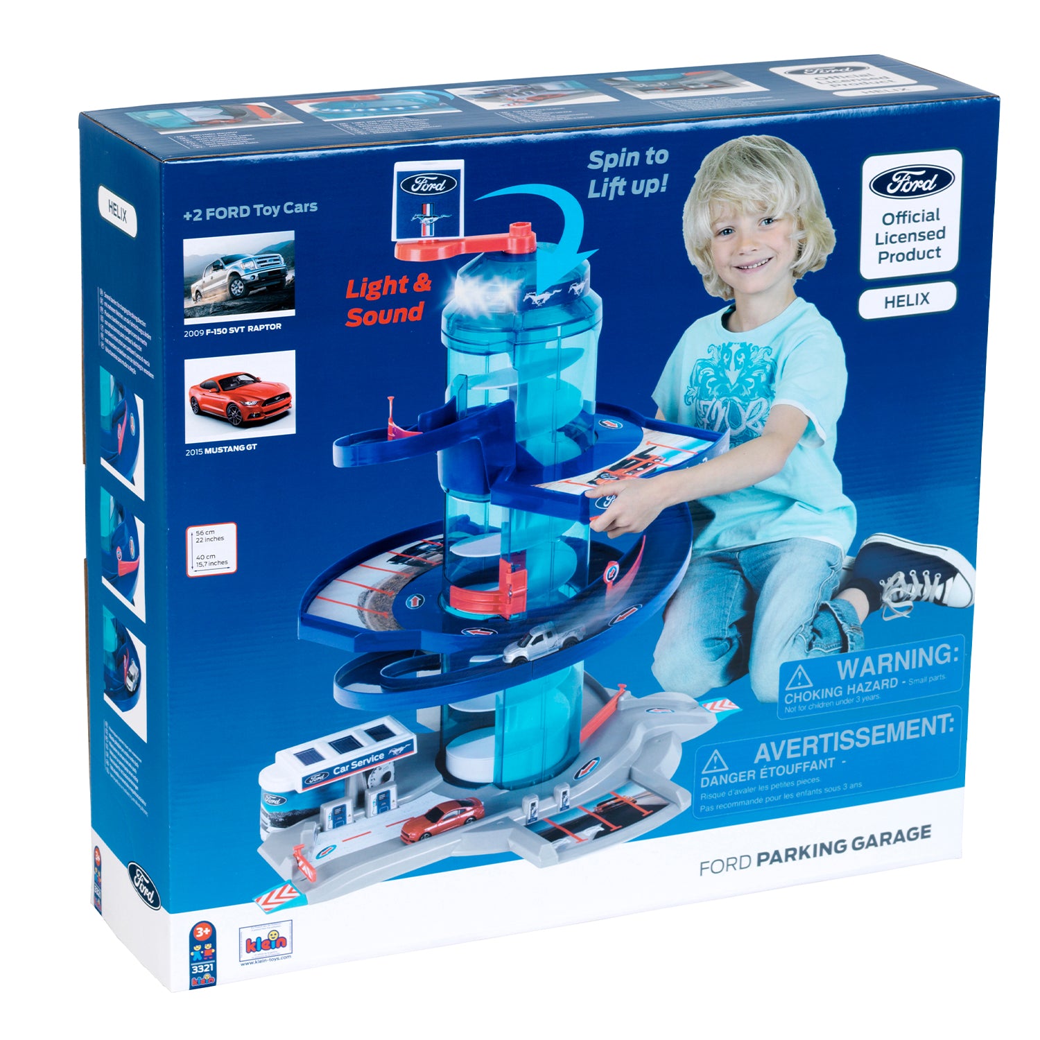 Theo Klein Ford Car Service Helix Parking Garage Toy Playset for Kids 3 and Up - Smart-nests