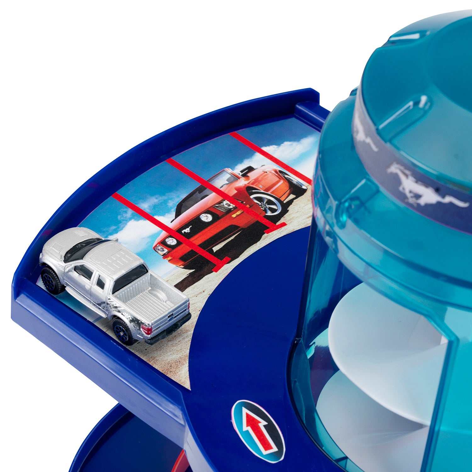 Theo Klein Ford Car Service Helix Parking Garage Toy Playset for Kids 3 and Up - Smart-nests