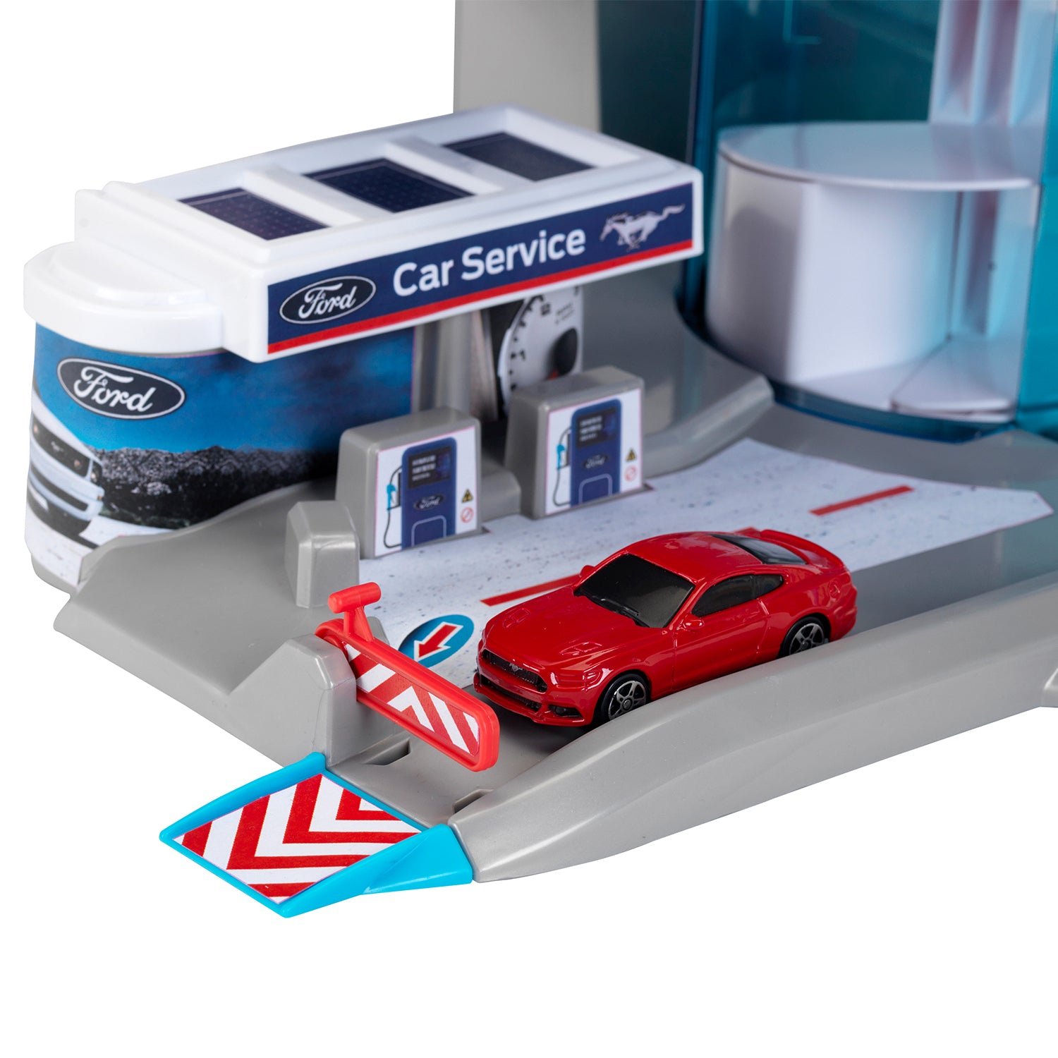 Theo Klein Ford Car Service Helix Parking Garage Toy Playset for Kids 3 and Up - Smart-nests