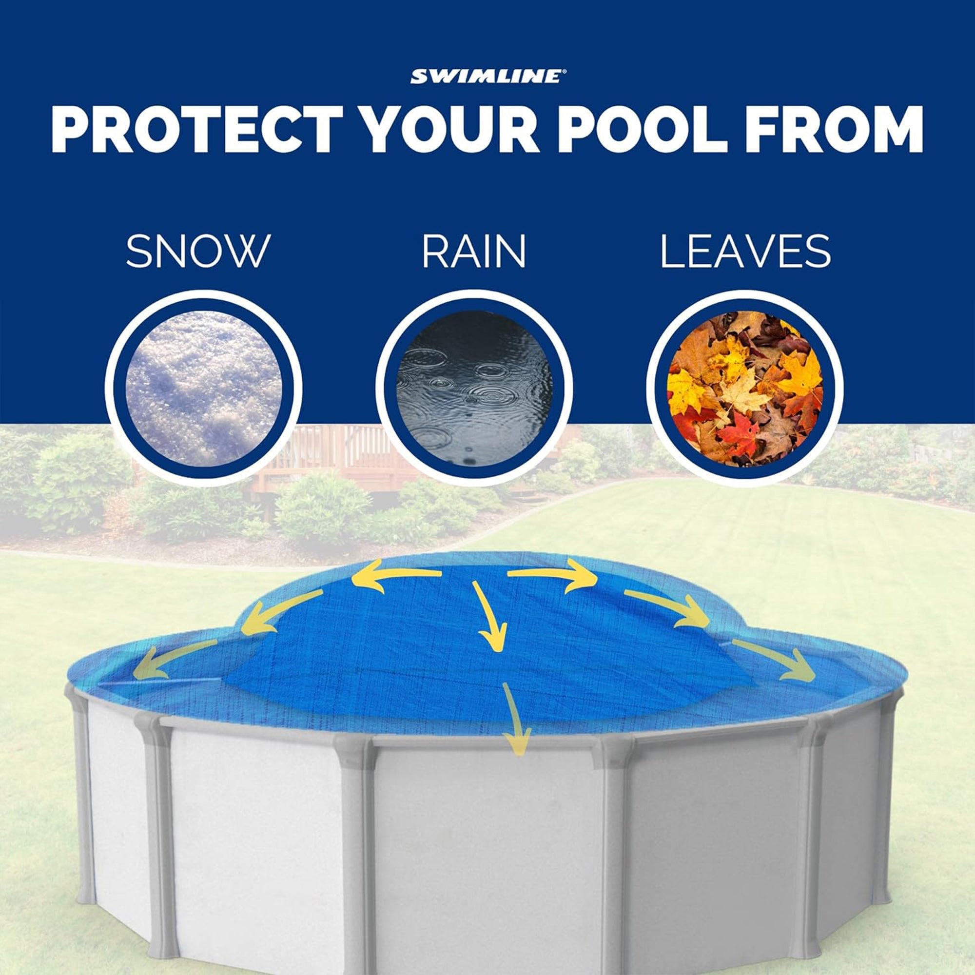 Swimline Above Ground Swimming Pool Winterizing Closing 4 x 8 Foot Air Pillow - Smart-nests