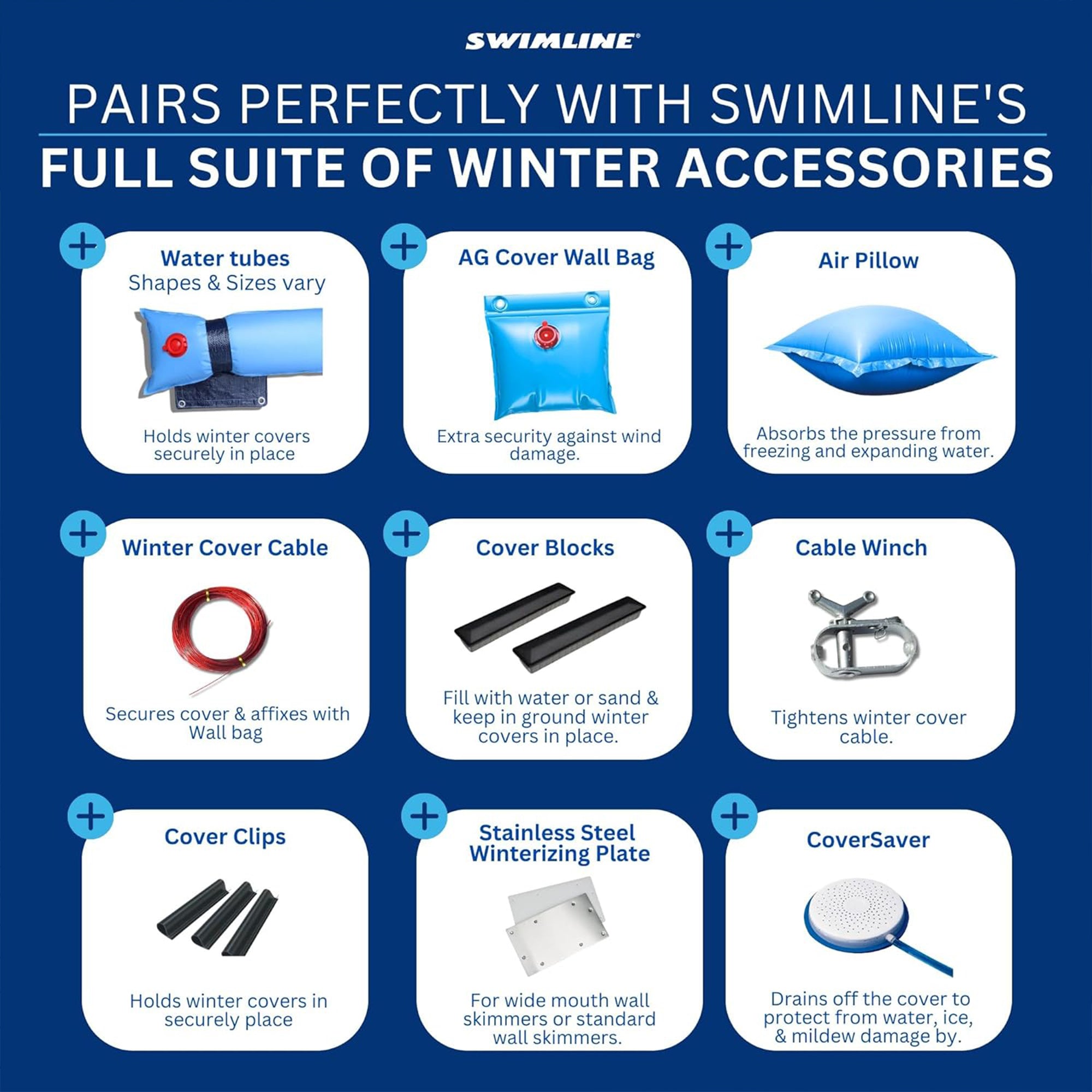 Swimline Above Ground Swimming Pool Winterizing Closing 4 x 8 Foot Air Pillow - Smart-nests