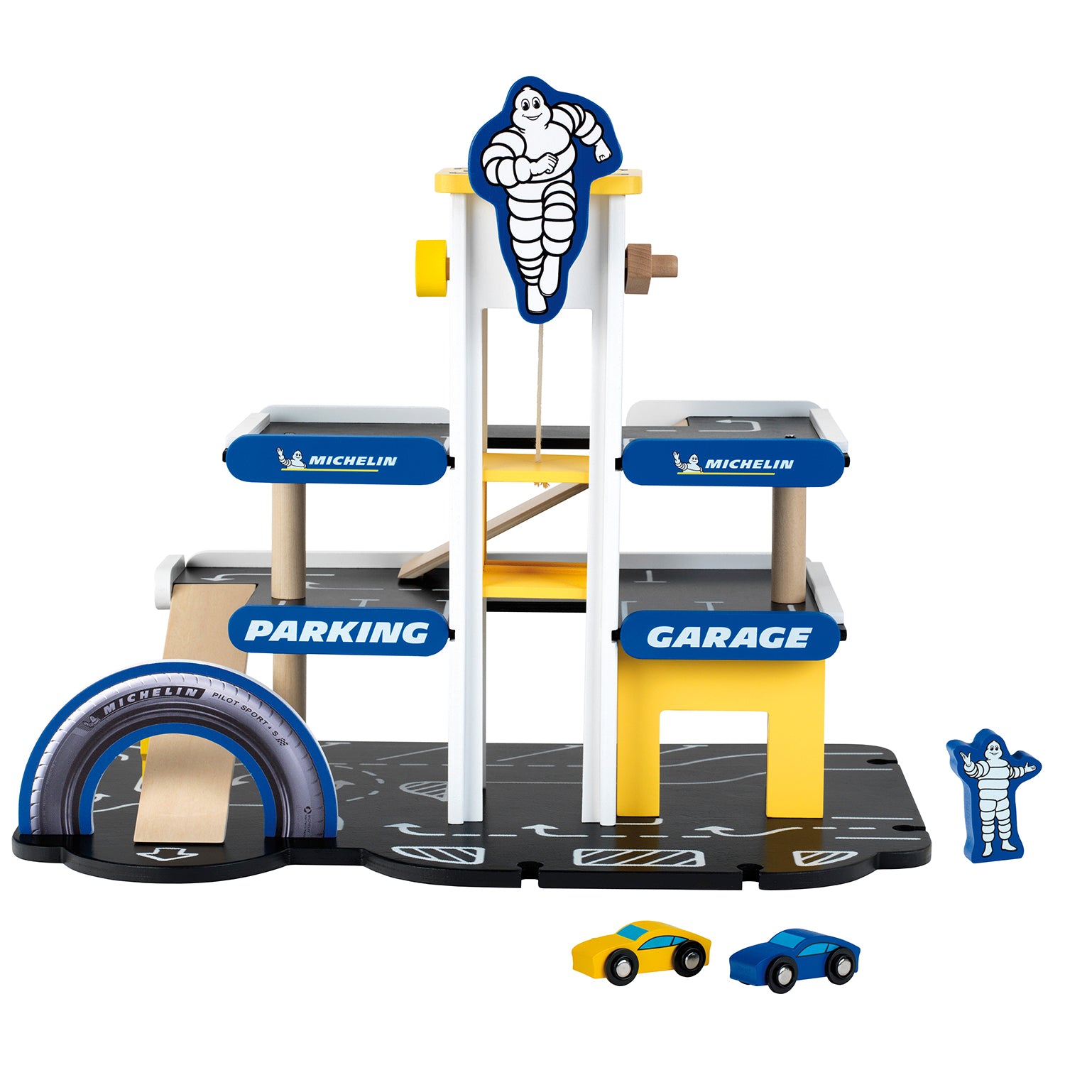 Theo Klein Michelin Car Service Station Kids Toy with 1 Car for Ages 3 and Up - Smart-nests