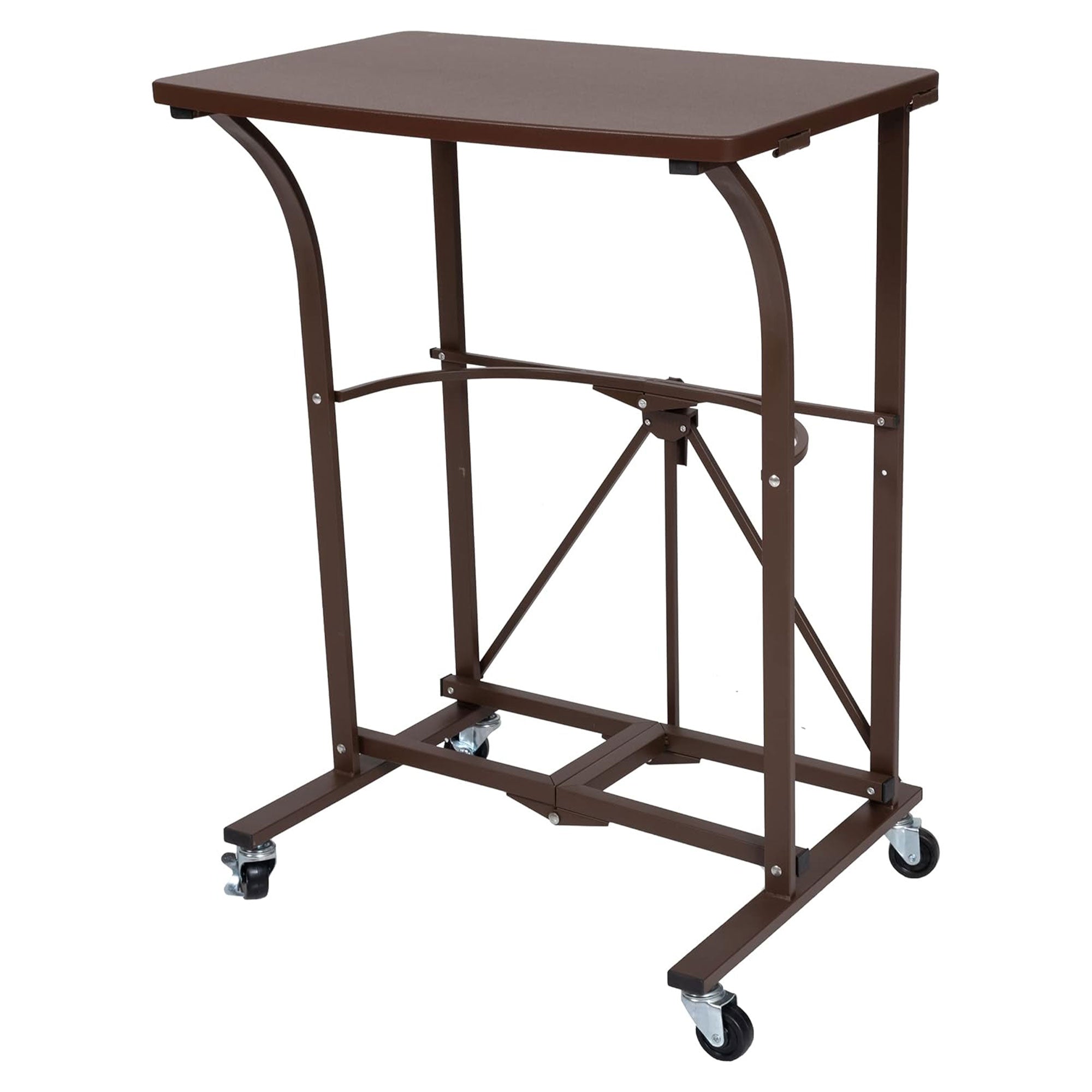 Origami Folding Computer Desk for Office, Students, and Gaming, Vintage Bronze - Smart-nests