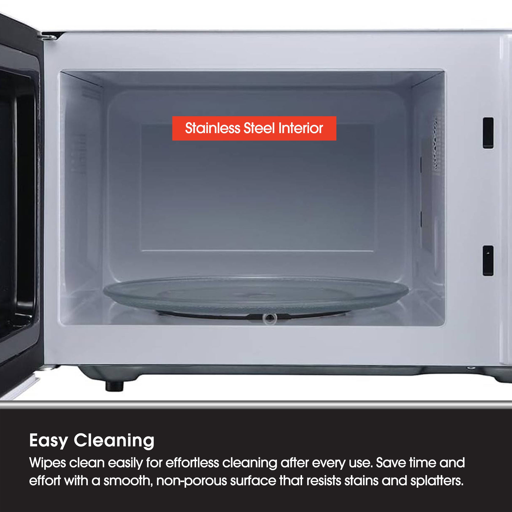 Magic Chef 0.9 Cubic Feet 900W Small Stainless Countertop Microwave Oven, White - Smart-nests