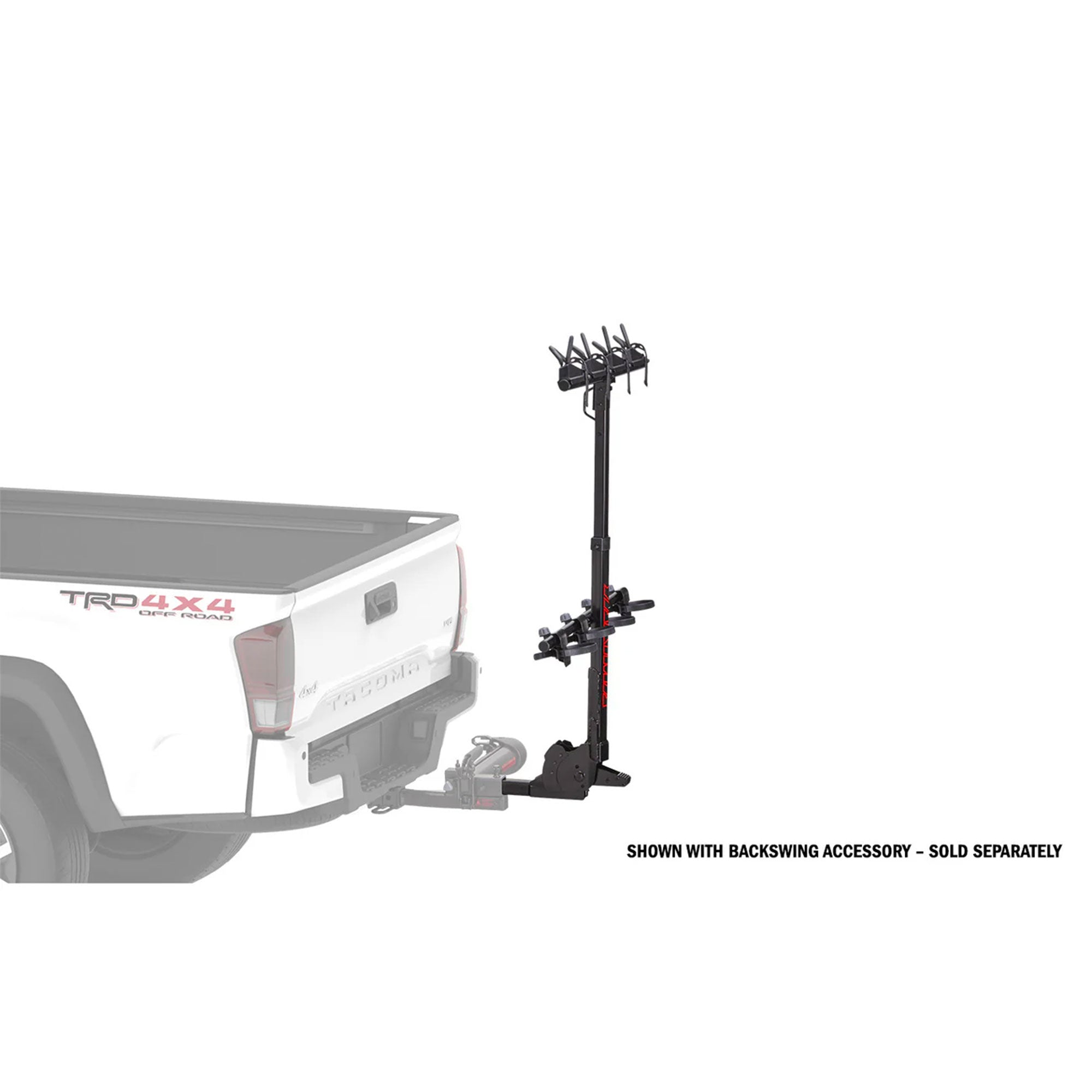 Yakima HangOver 4 Adjustable Vertical Steel Mountain Bike Hitch Rack for 4 Bikes - Smart-nests