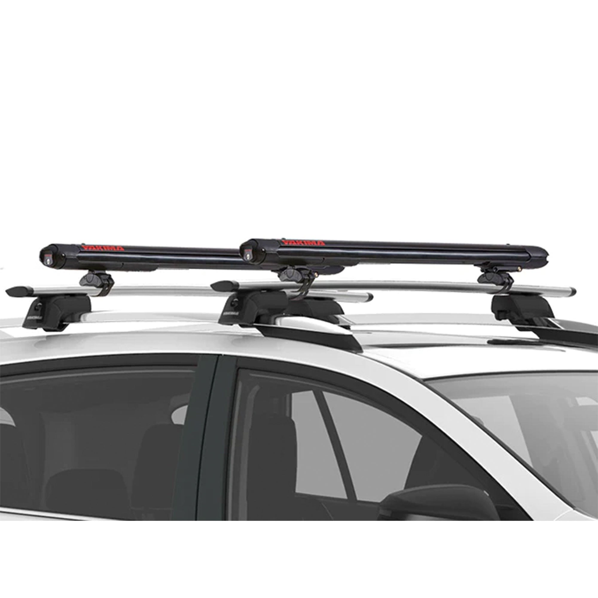 YAKIMA FatCat EVO 6 Skis or 4 Snowboards Mount Roof Rack, Fits T-Slot Crossbars - Smart-nests