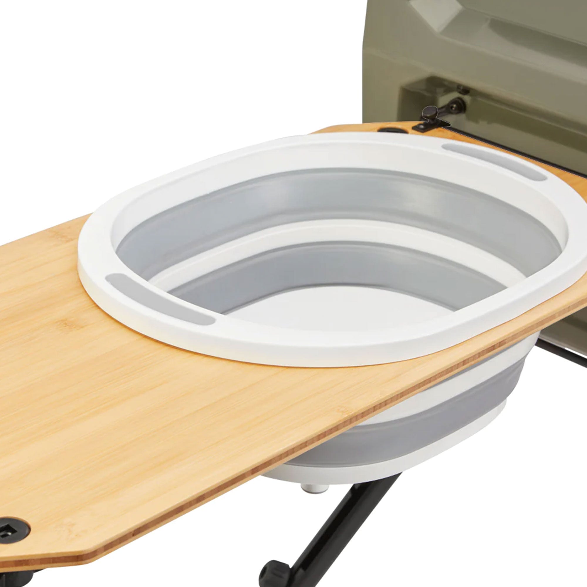Yakima EXO OpenRange 13 x 27 Inch Wooden Side Table and Nesting Cutting Board - Smart-nests