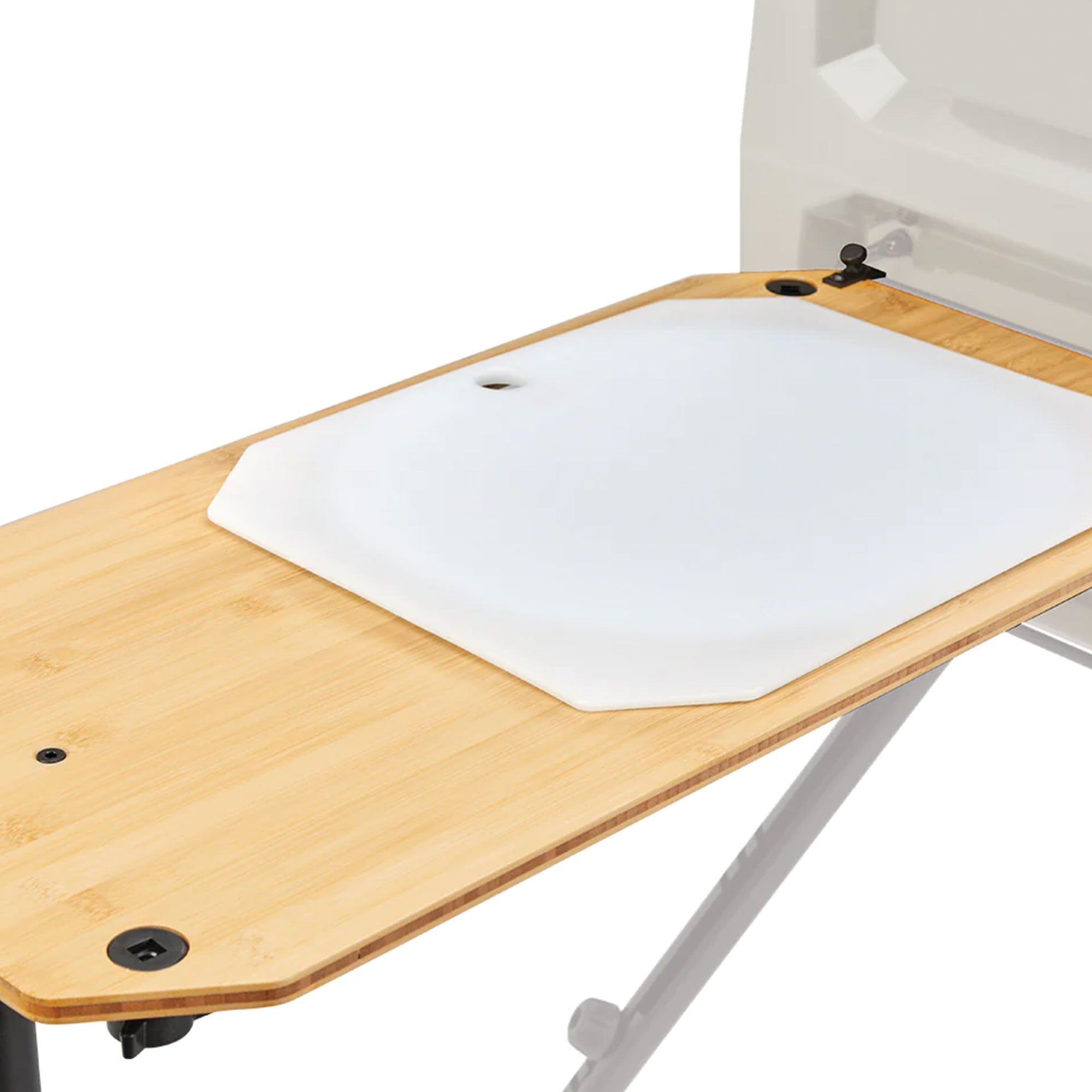 Yakima EXO OpenRange 13 x 27 Inch Wooden Side Table and Nesting Cutting Board - Smart-nests