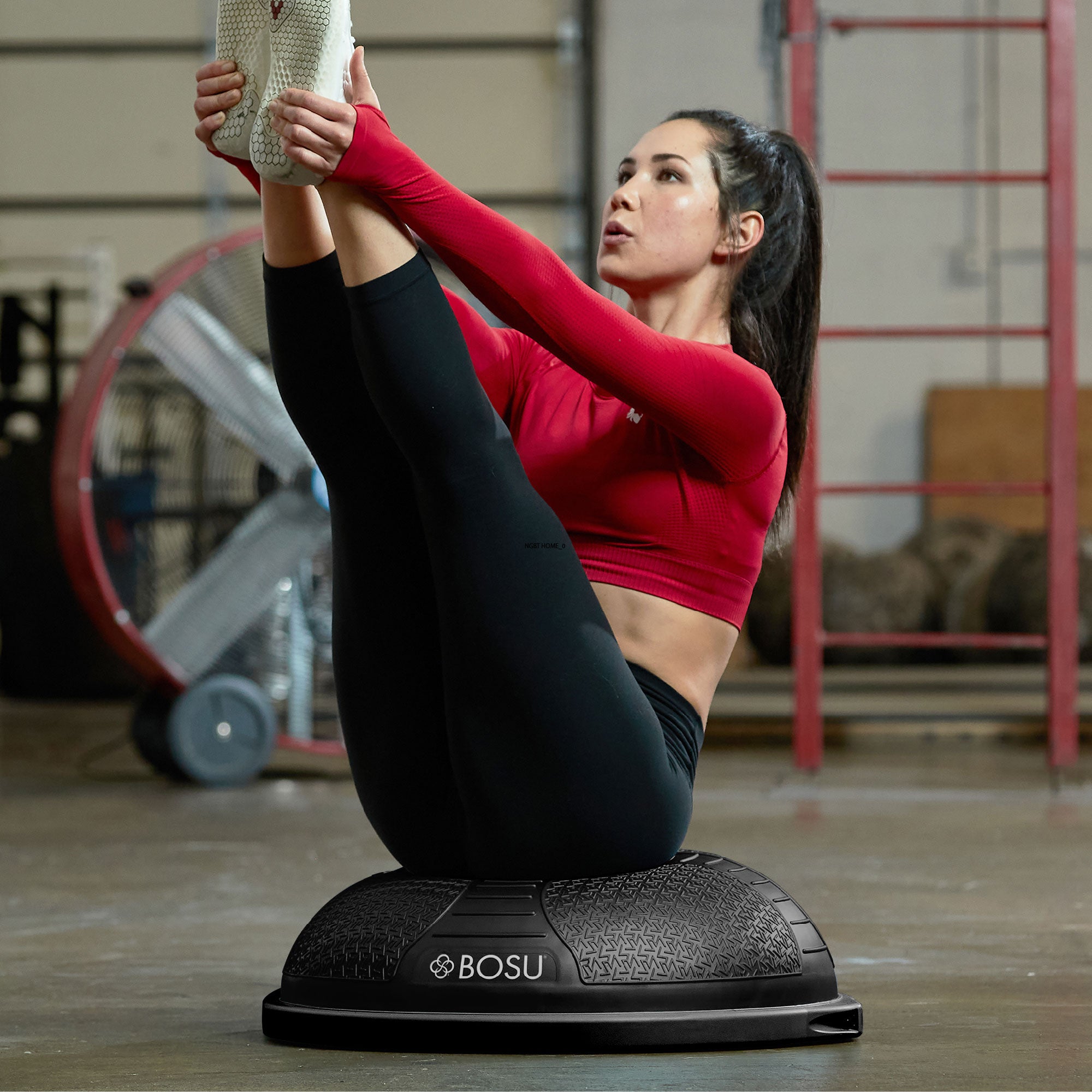 BOSU NexGen Home Fitness Exercise Gym Strength Flexibility Balance Trainer,Black - Smart-nests