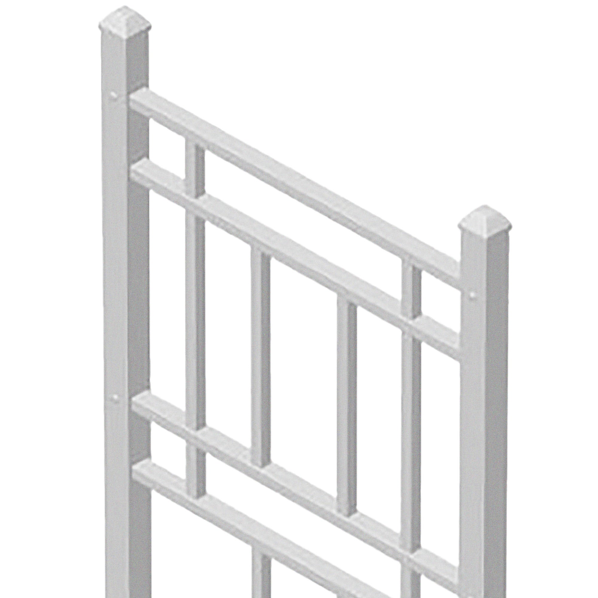 Dura-Trel Wellington 28 x 75 Inch PVC Vinyl Outdoor Garden Patio Trellis, White - Smart-nests