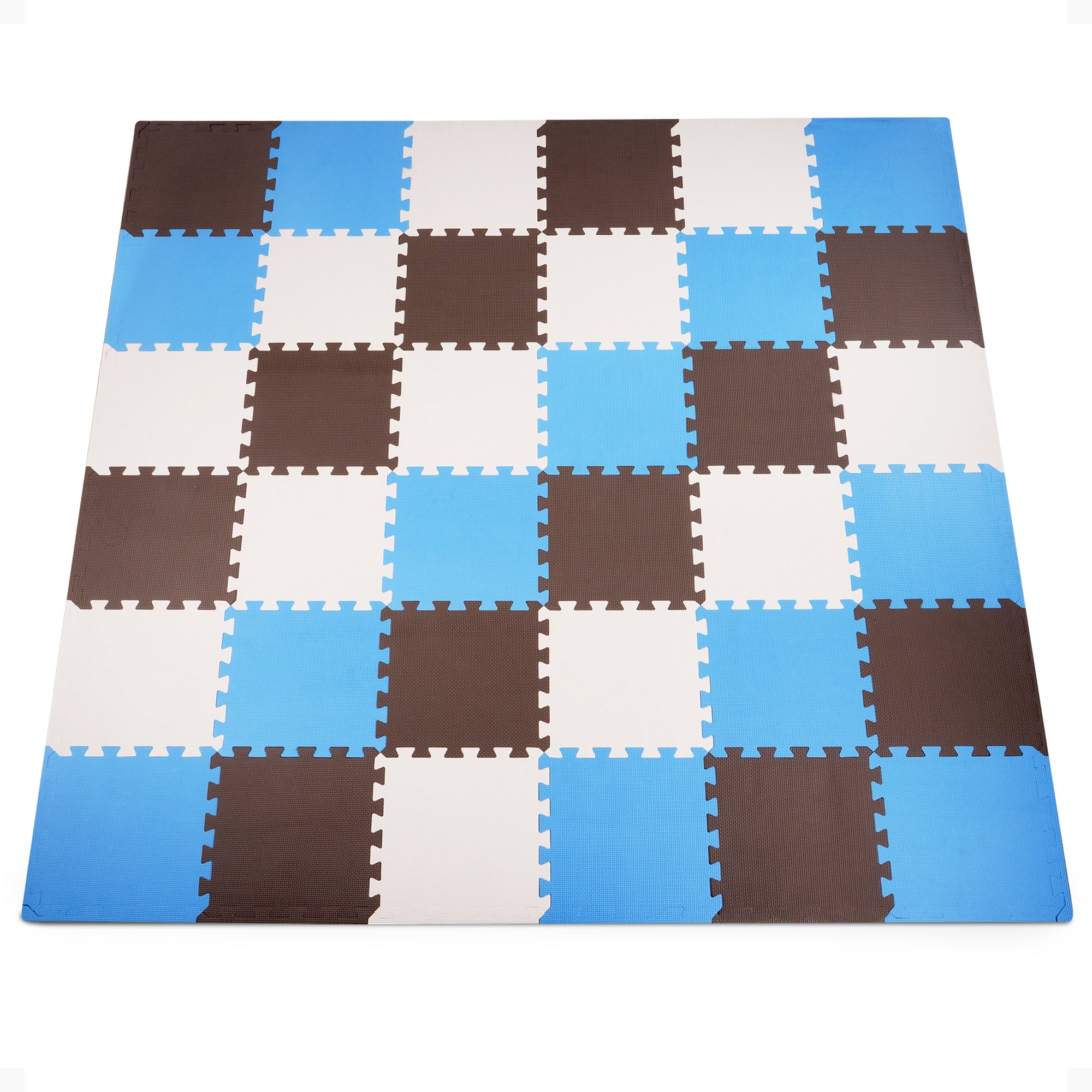 BalanceFrom 36 Tile Thick Interlocking Puzzle Foam Exercise Play Mat (Open Box)