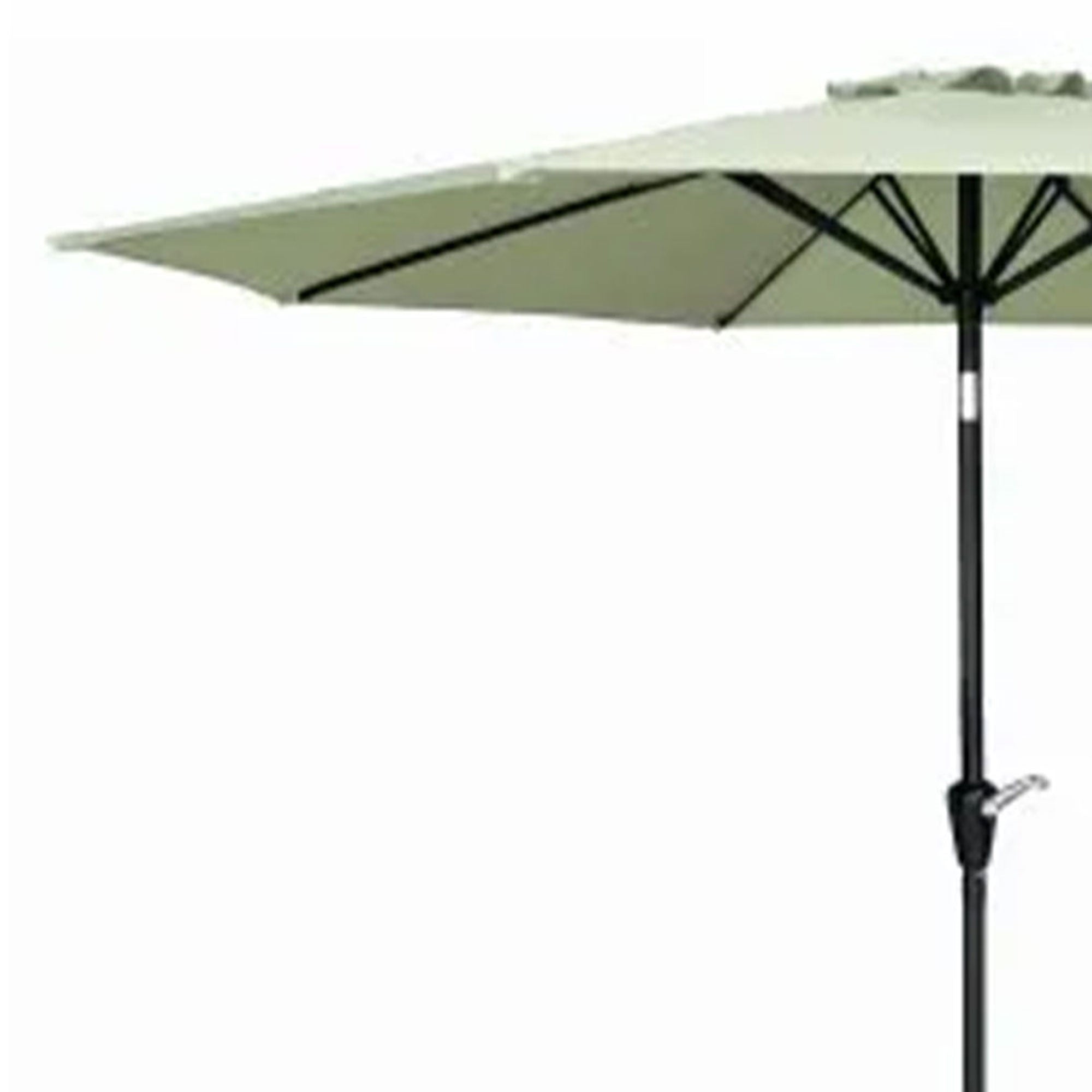 Four Seasons Courtyard 9' Round Polyester Patio Market Umbrella, Seafoam Green - Smart-nests
