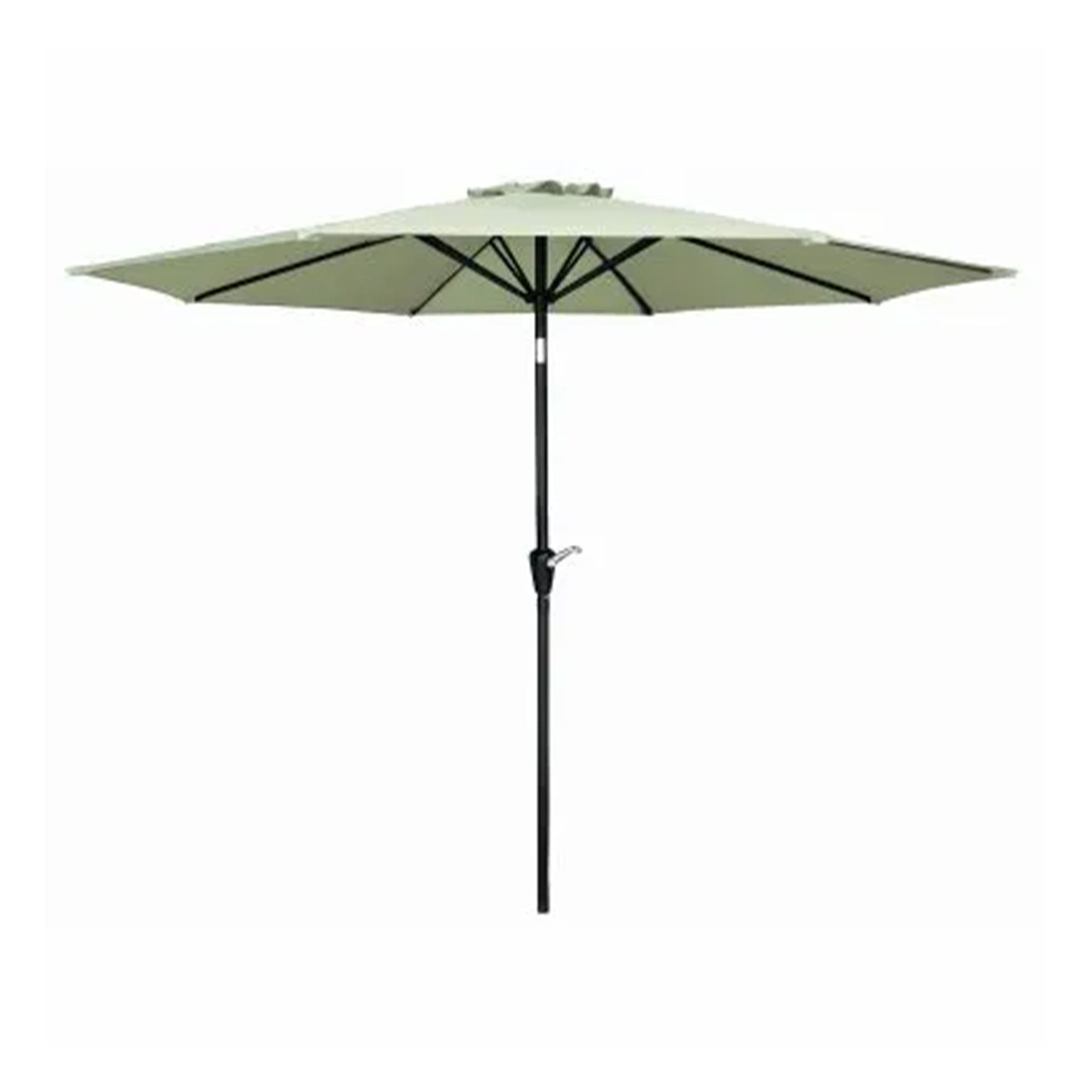 Four Seasons Courtyard 9' Round Polyester Patio Market Umbrella, Seafoam Green - Smart-nests