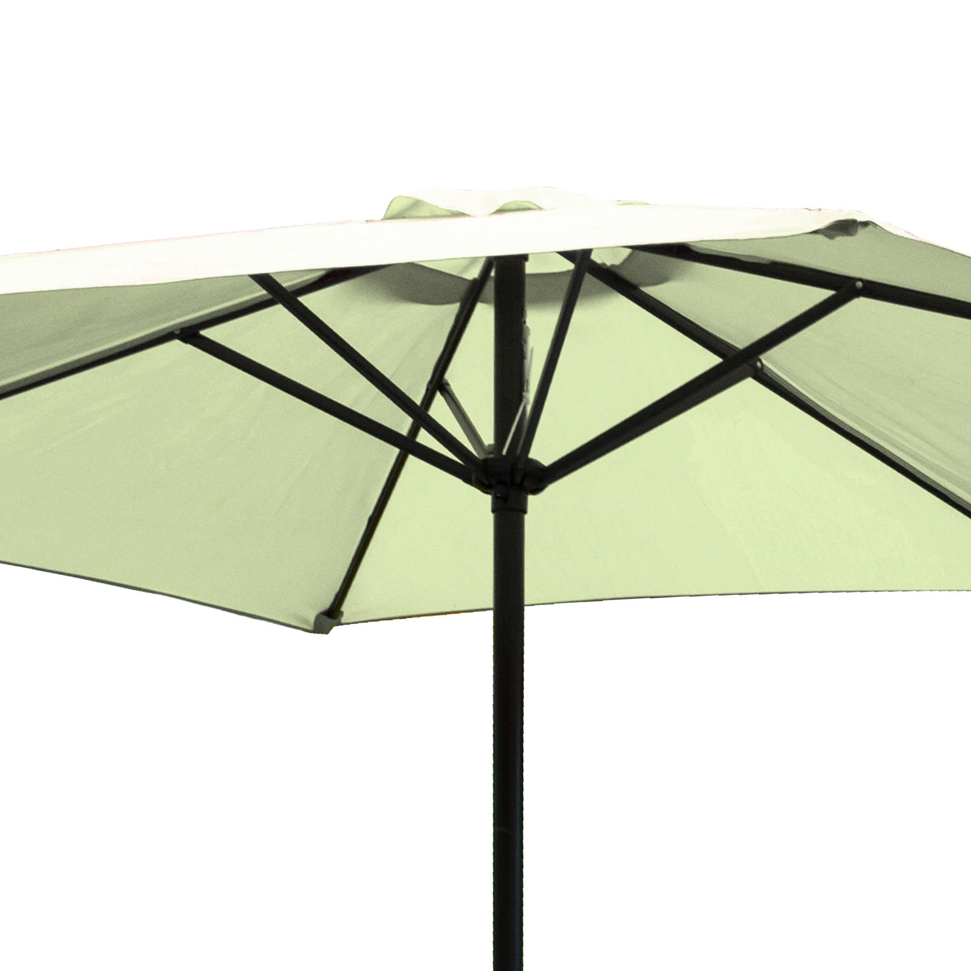 Four Seasons Courtyard 9' Round Polyester Patio Market Umbrella, Seafoam Green - Smart-nests