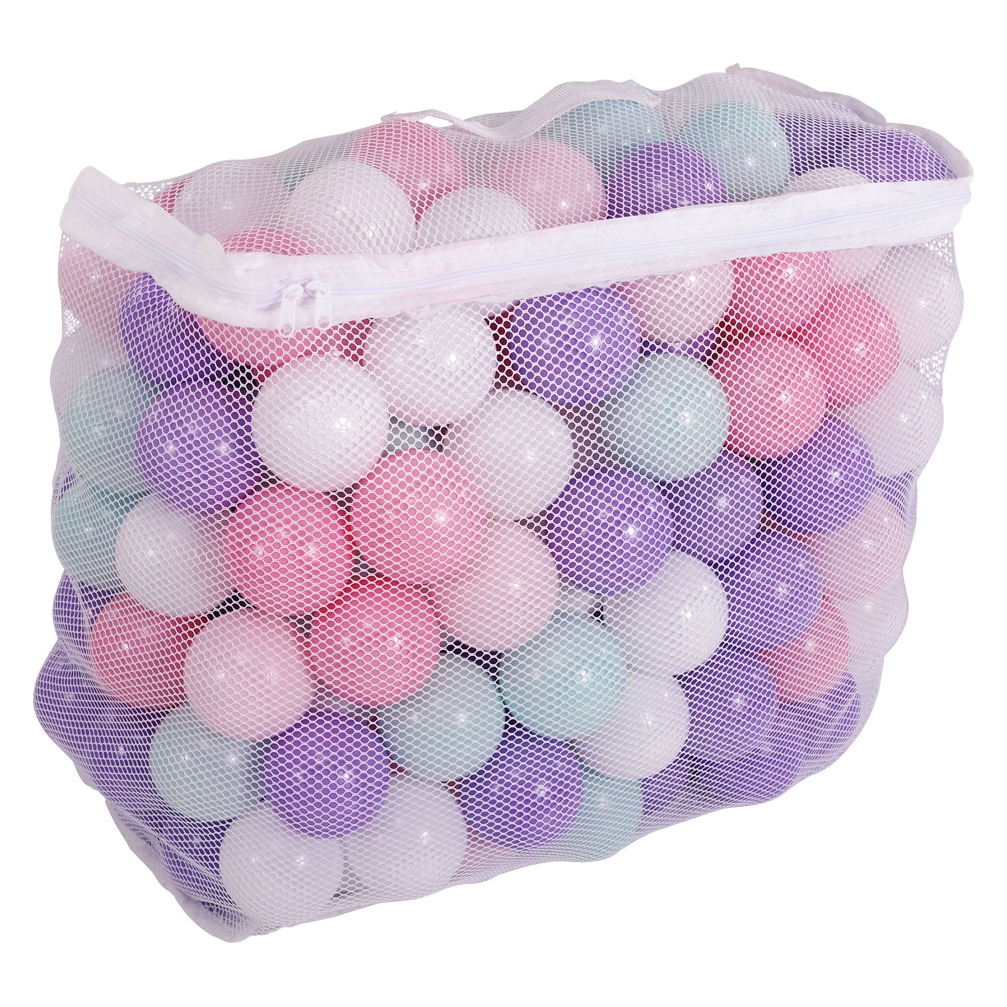 BalanceFrom Fitness 2.3" Crush Proof Play Pit Balls w/Storage Bag, 200 Count - Smart-nests