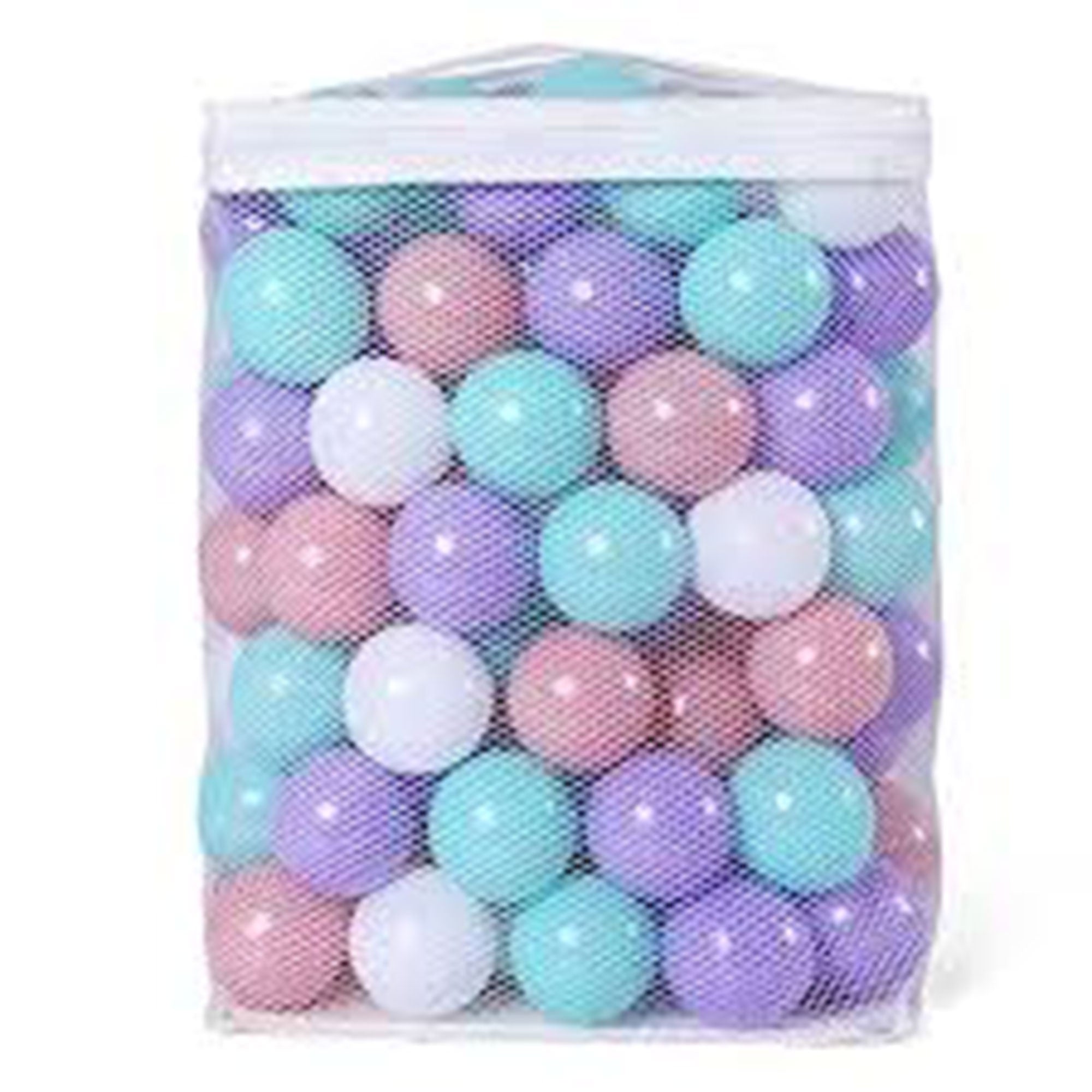 BalanceFrom Fitness 2.3" Crush Proof Play Pit Balls w/Storage Bag, 200 Count - Smart-nests
