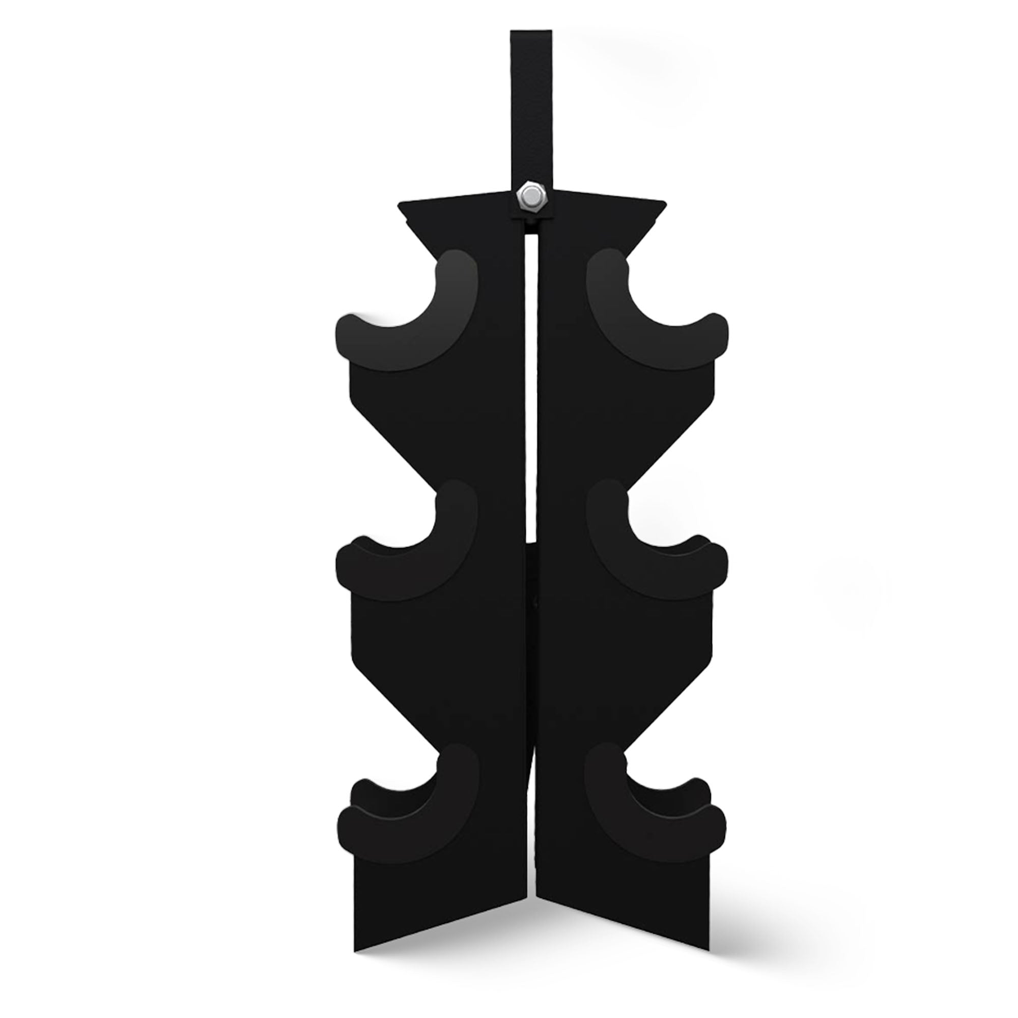 BalanceFrom Fitness Signature Alloy Steel Rubber Encased Hex Dumbbell Set, Black - Smart-nests