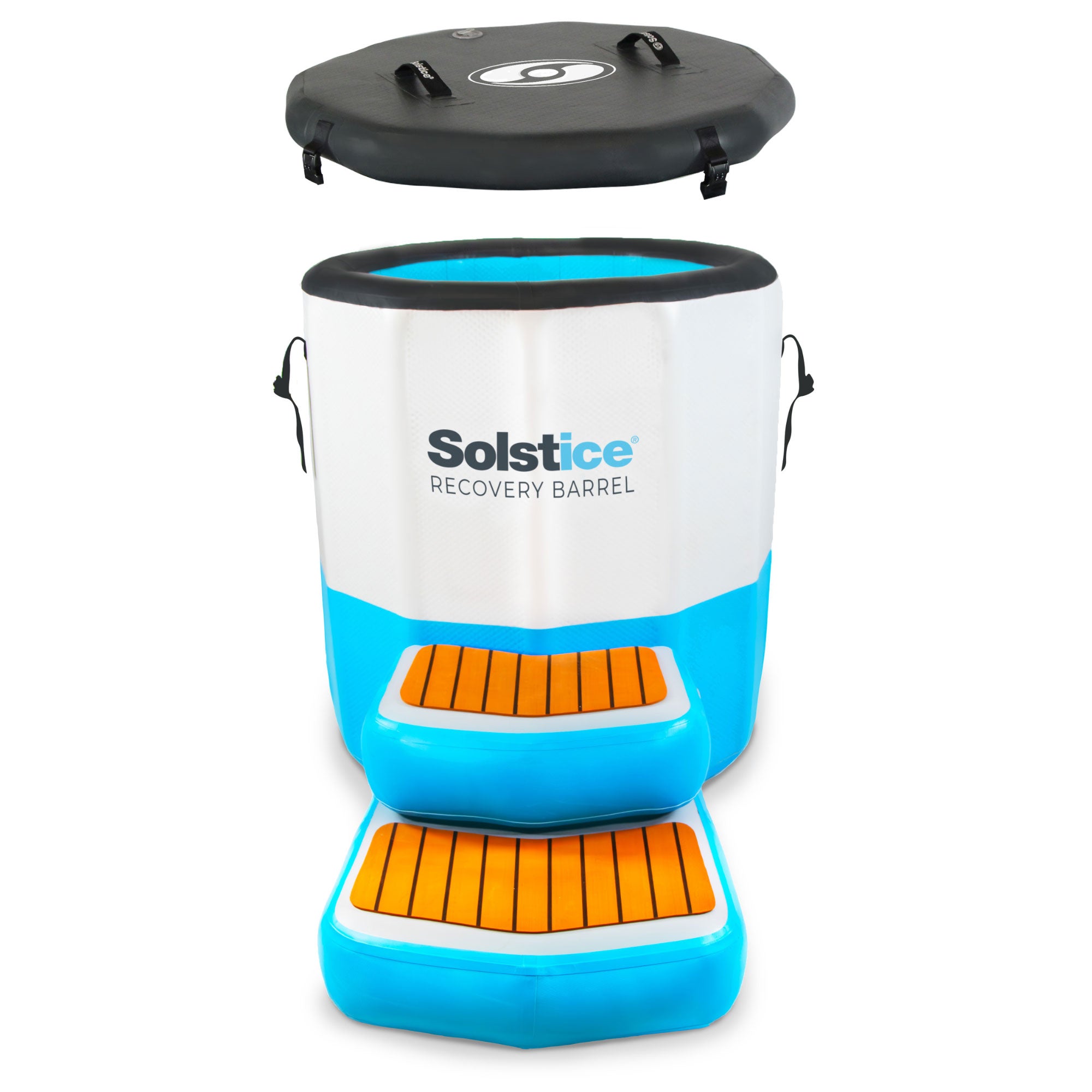 Solstice Original Inflatable Cold Plunge Ice Bath Tub Standing Recovery Barrel - Smart-nests