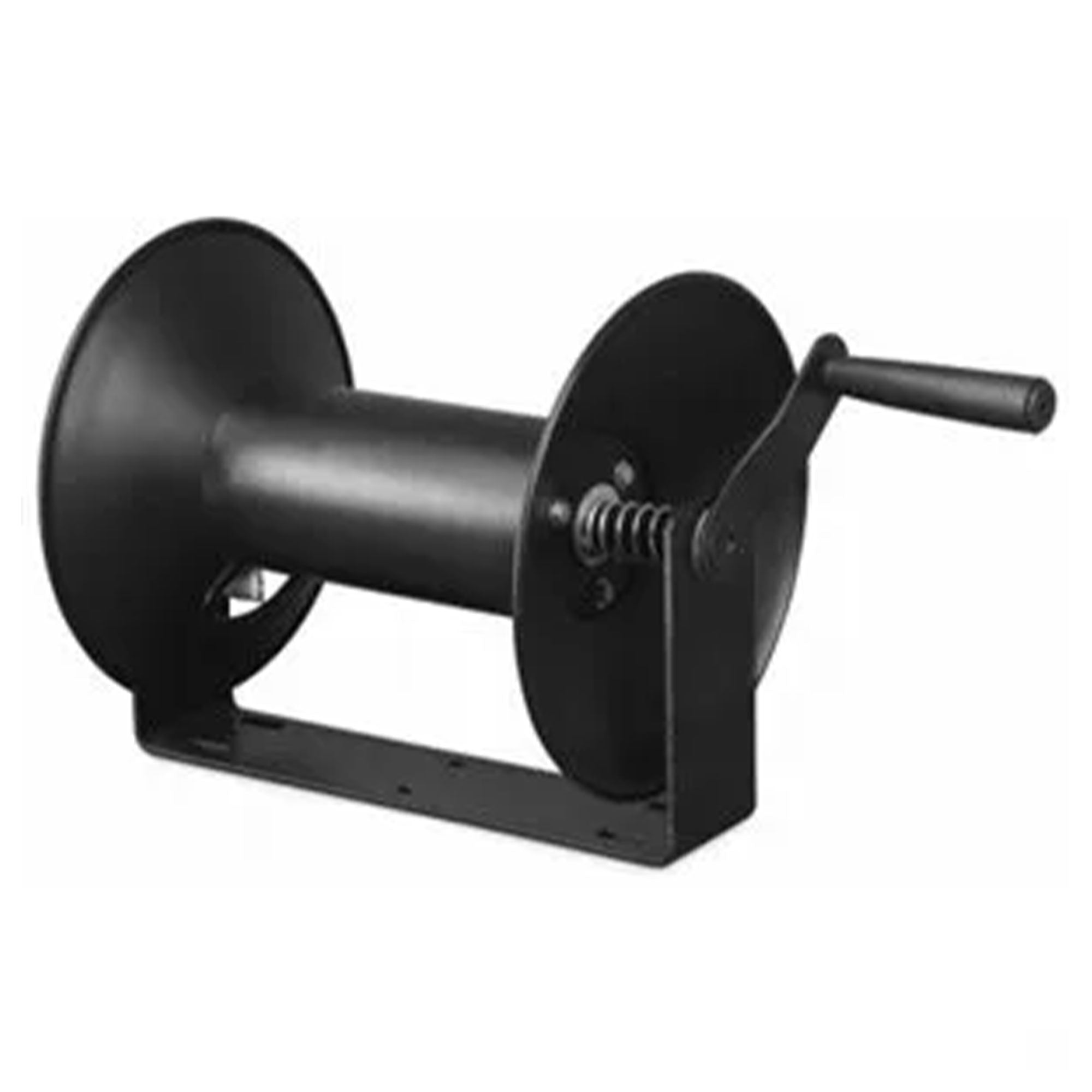 Master Mechanic 3/8" x 100' Steel Open Air Compressor Hose Storage Reel, Black - Smart-nests