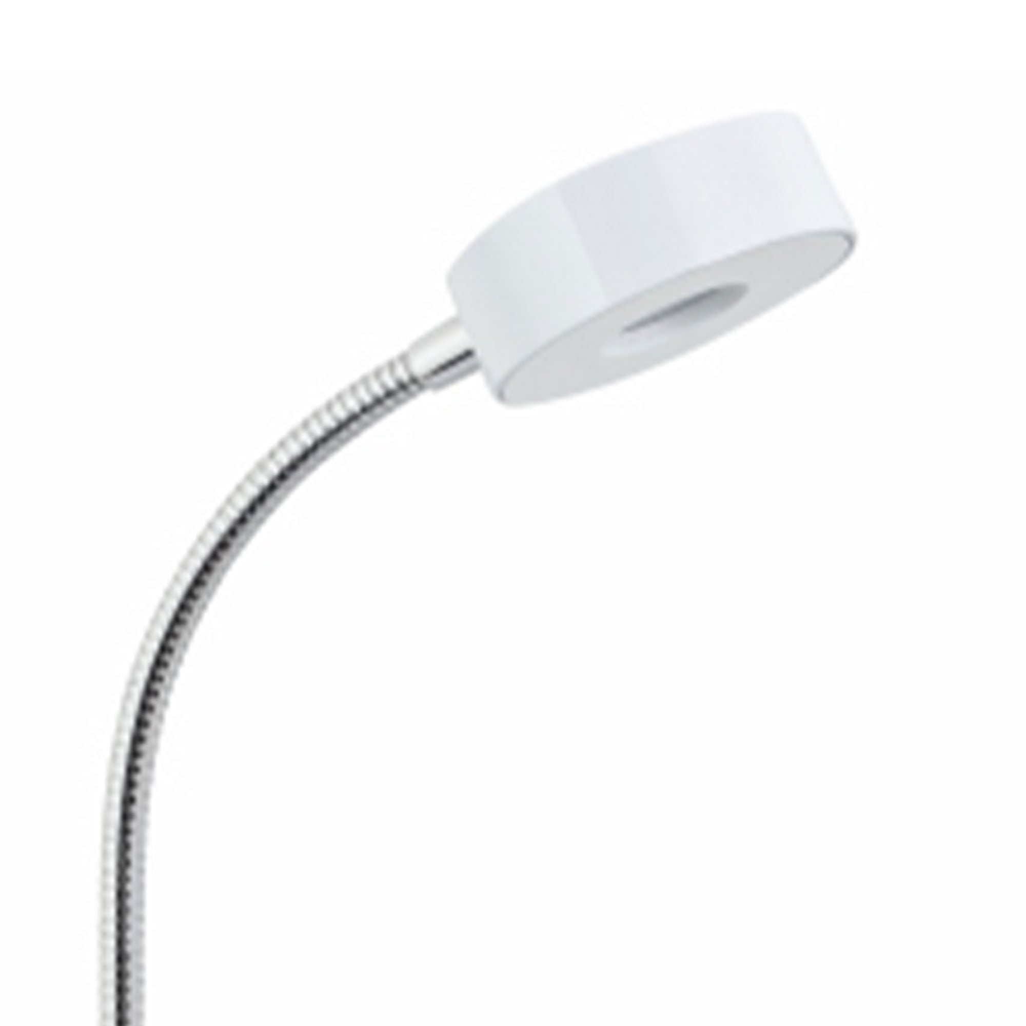 Globe Electric 8.46" 5W 250 Lumens LED Integrated Goose Neck Clip Lamp, White - Smart-nests