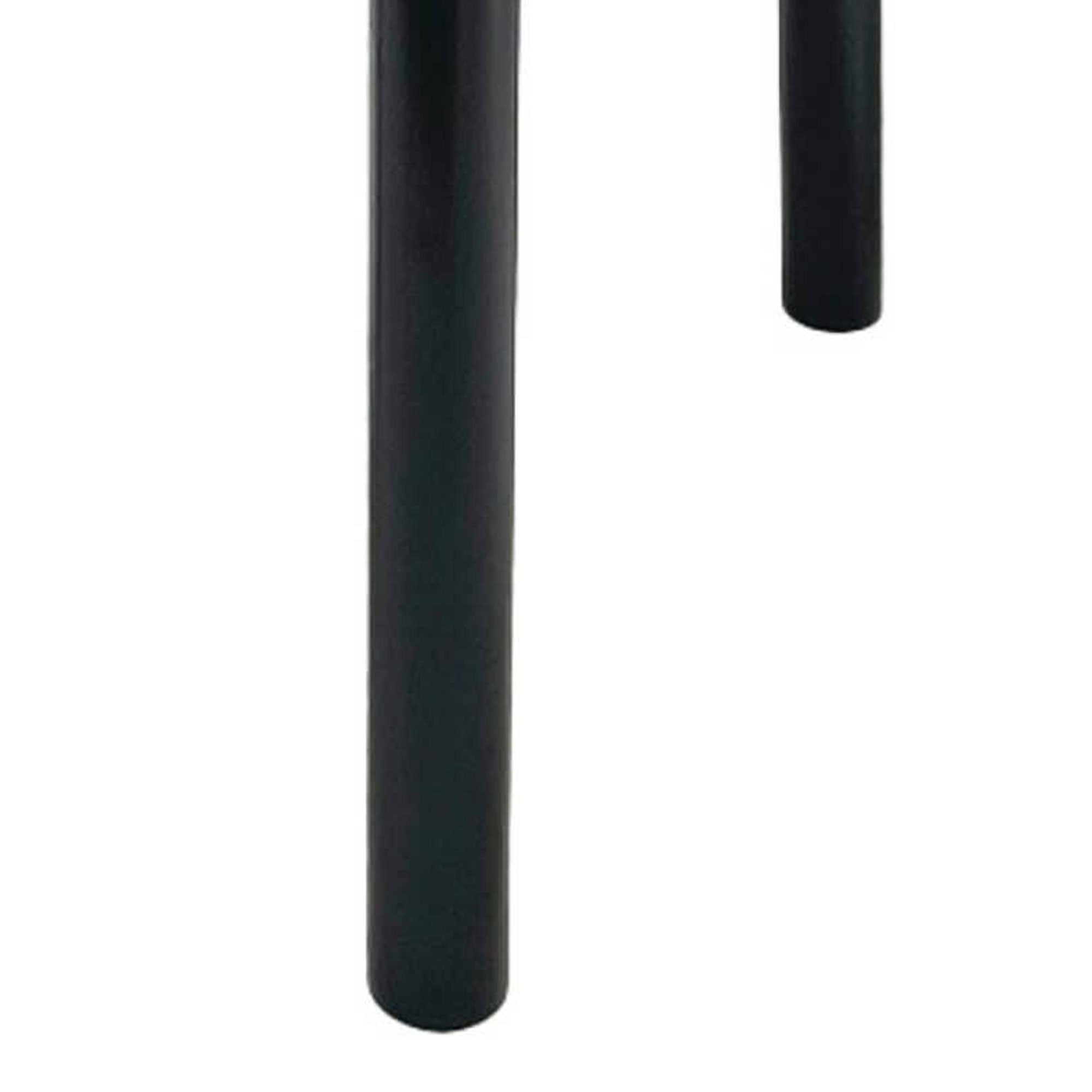 Jack Post Farmhouse Outdoor Hardwood Square Patio Dining Side End Table, Black - Smart-nests