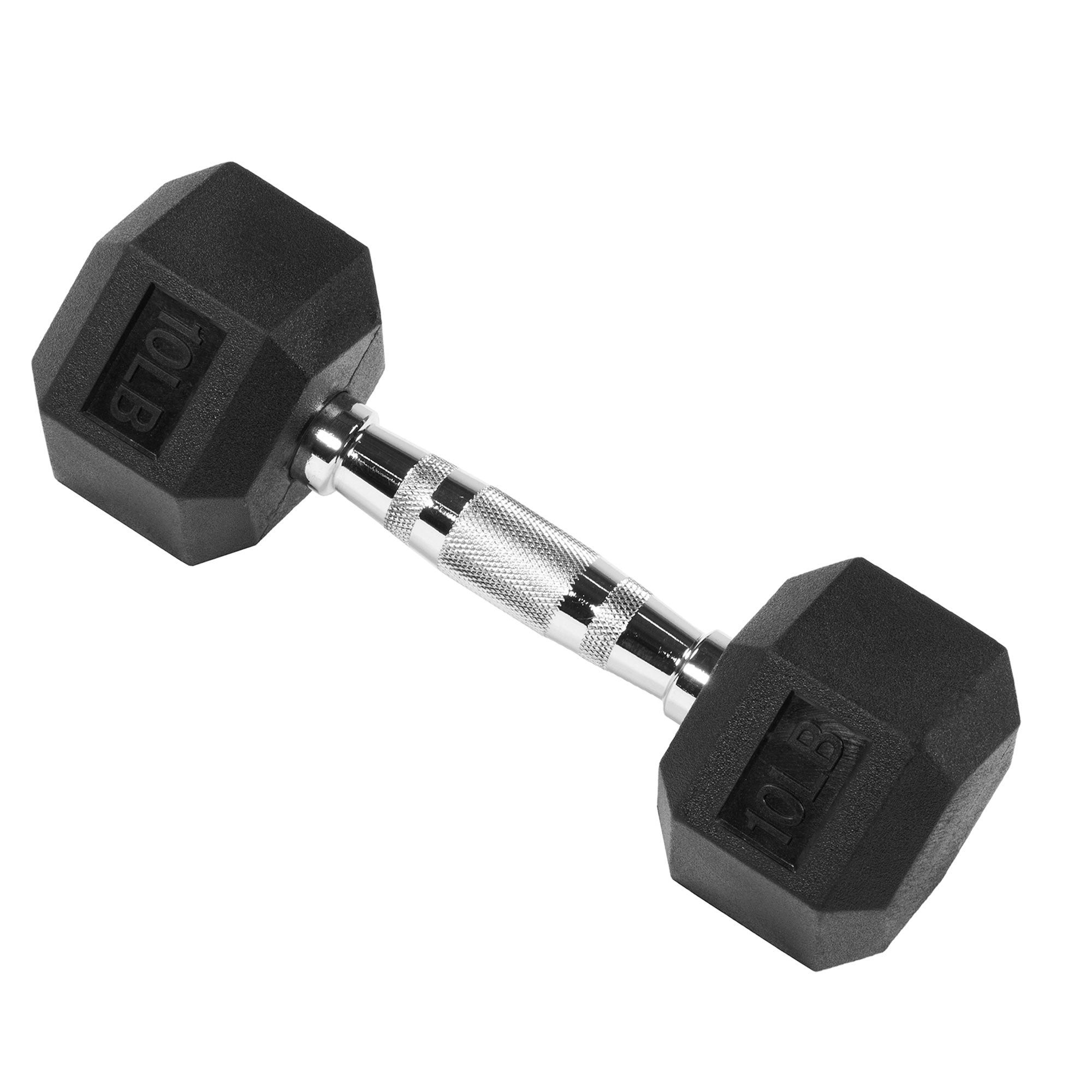 Signature Fitness Hex Dumbbells Strength Training Workout Equipment Set, 10 lbs - Smart-nests