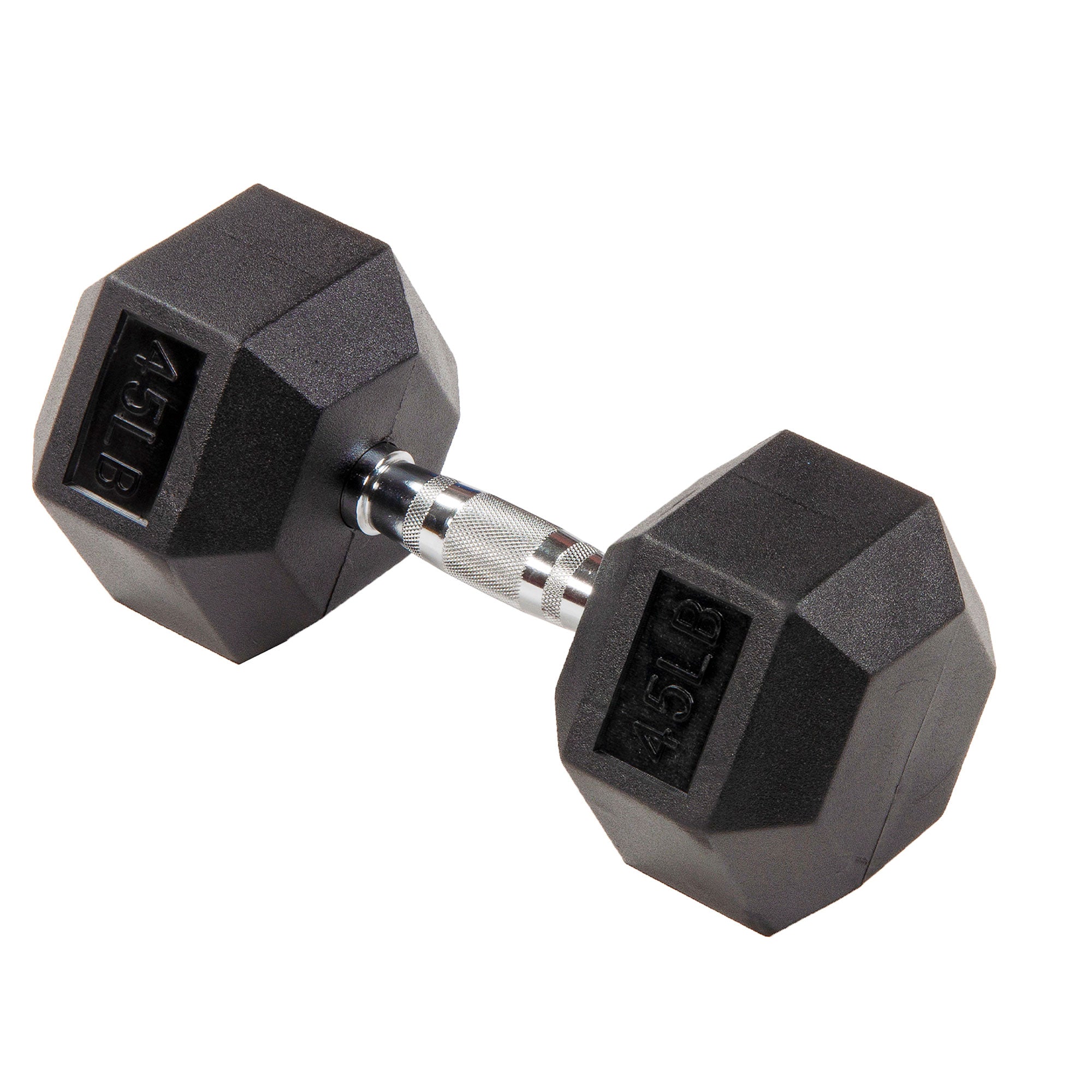 Signature Fitness Hex Dumbbells Strength Training Workout Equipment Set, 45 lbs - Smart-nests