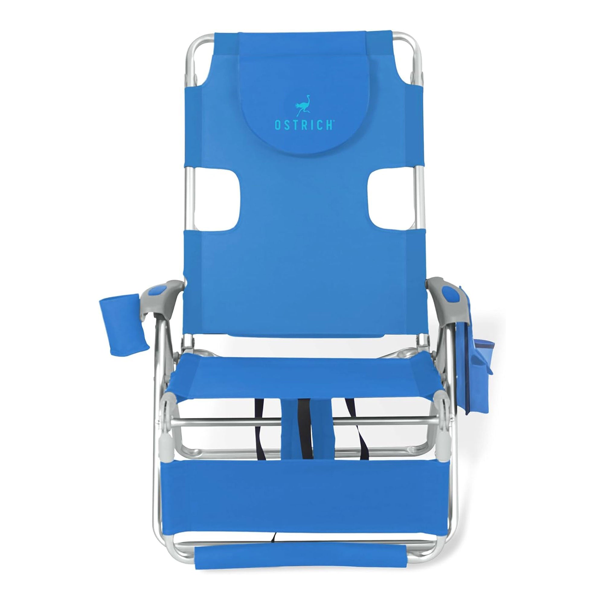 Deltess Ostrich 3 In 1 Portable Chair Cooler Bag & Reclining Lounger, Royal Blue - Smart-nests