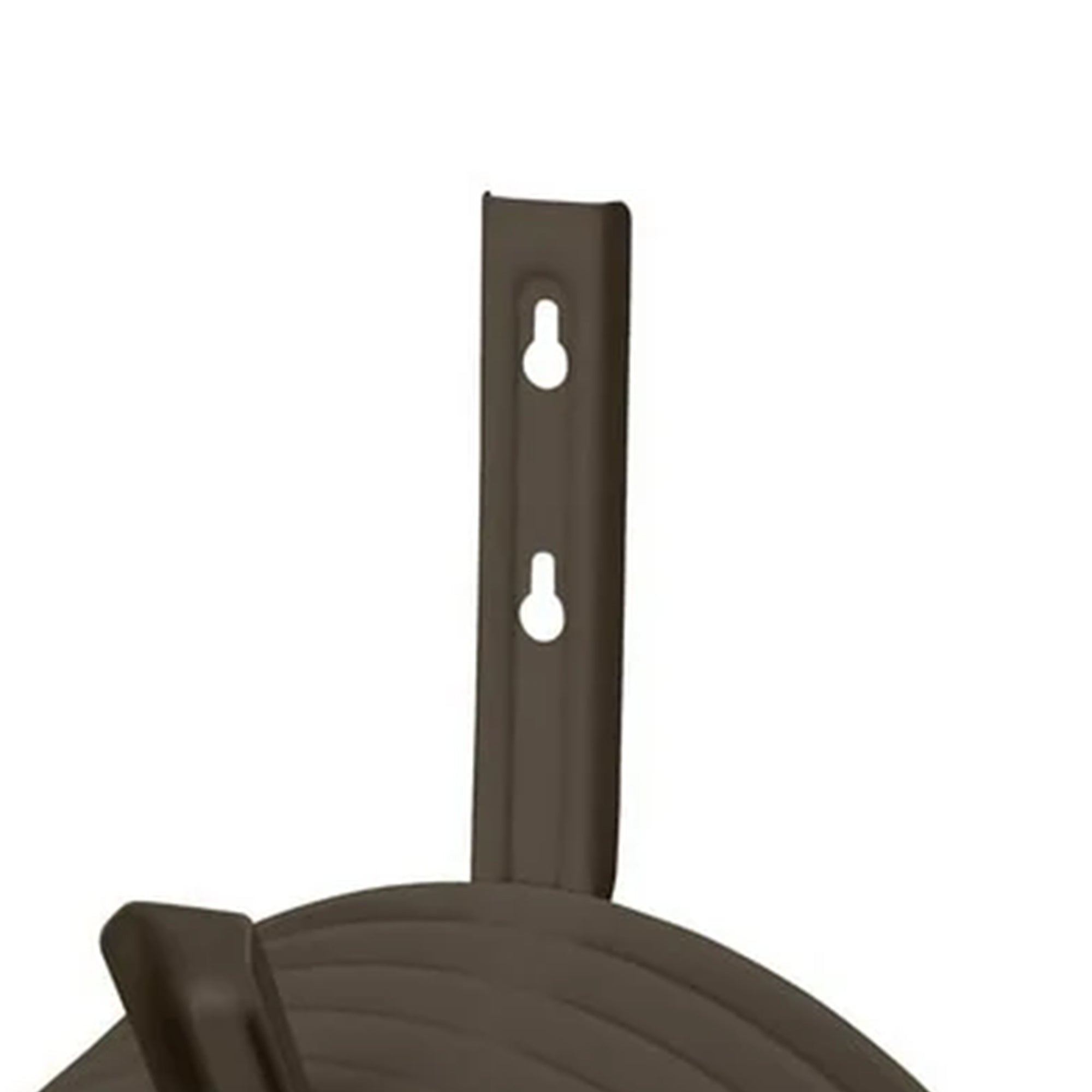Suncast Metal Wall Mount Hose Hanger Holds up to 150 Foot Garden Hose, Brown - Smart-nests