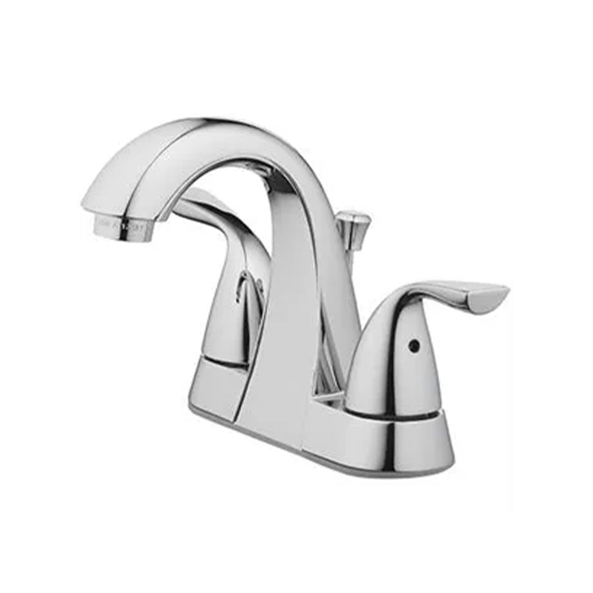 HomePointe 2 Lever Handle Lavatory Faucet with Plastic Pop Up, Chrome Finish - Smart-nests