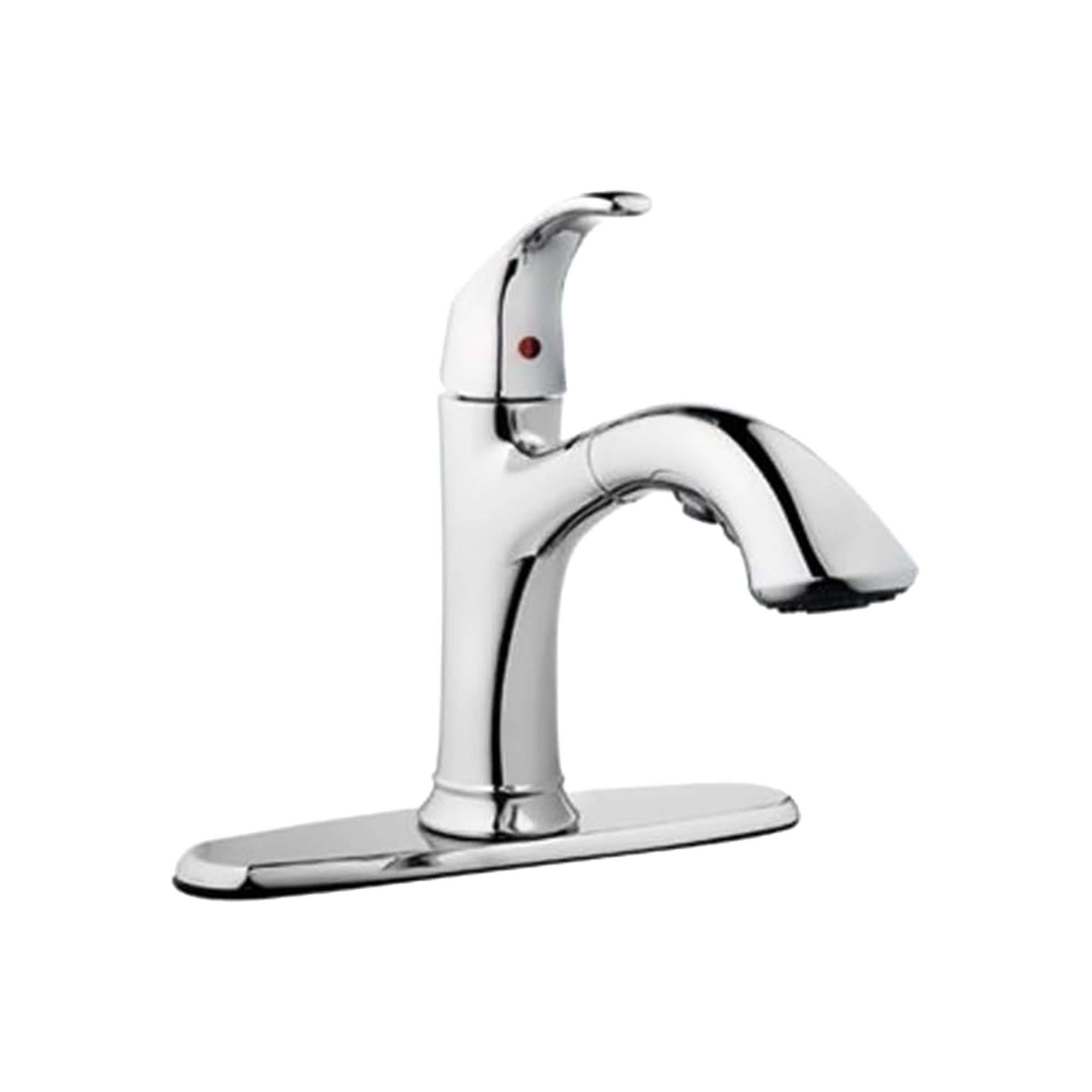 HomePointe Single Loop Handle Kitchen Faucet With Pull Out Spray, Chrome Finish - Smart-nests