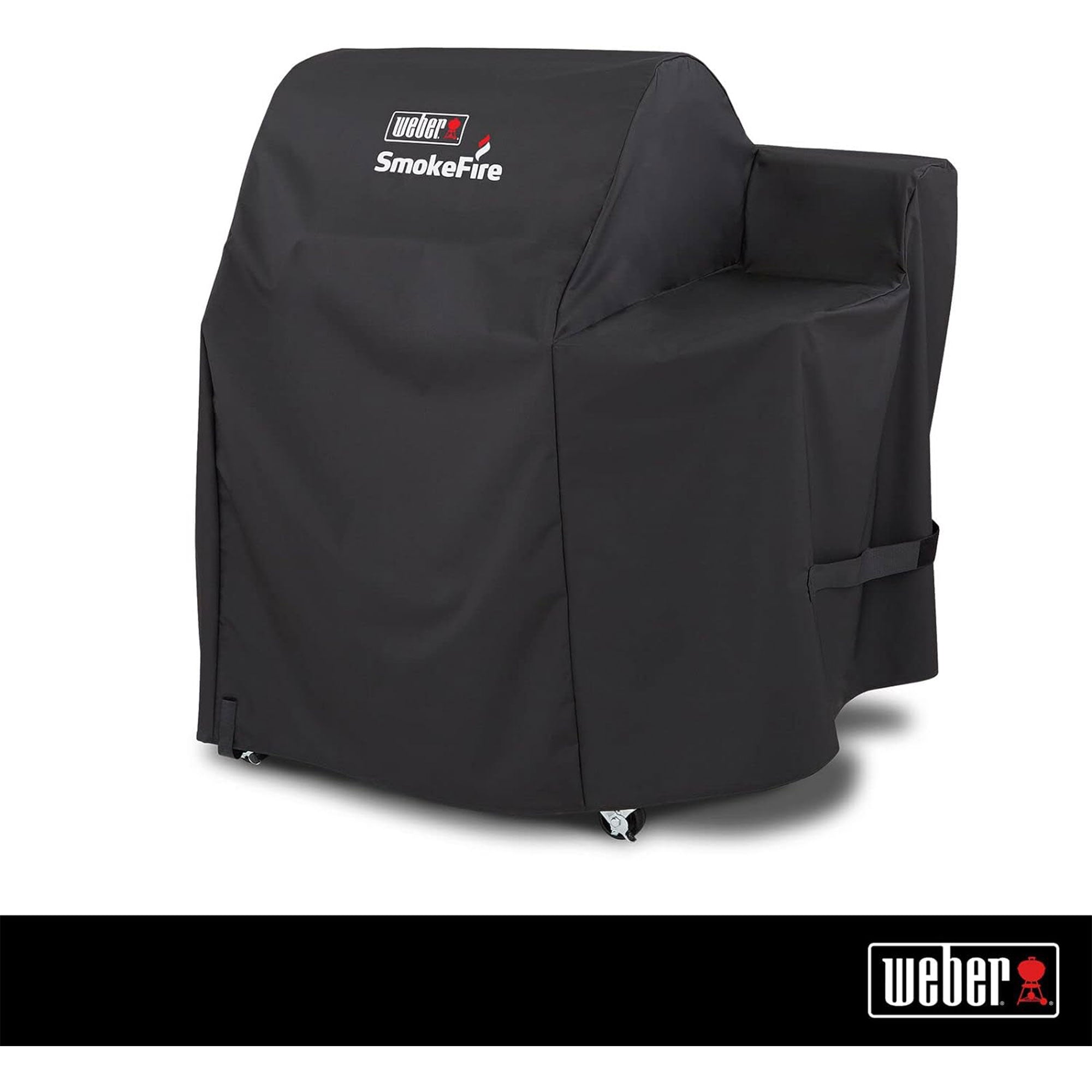 Weber SmokeFire EX4 Wood Pellet BBQ Grill Heavy Duty Polyester Cover, Black - Smart-nests