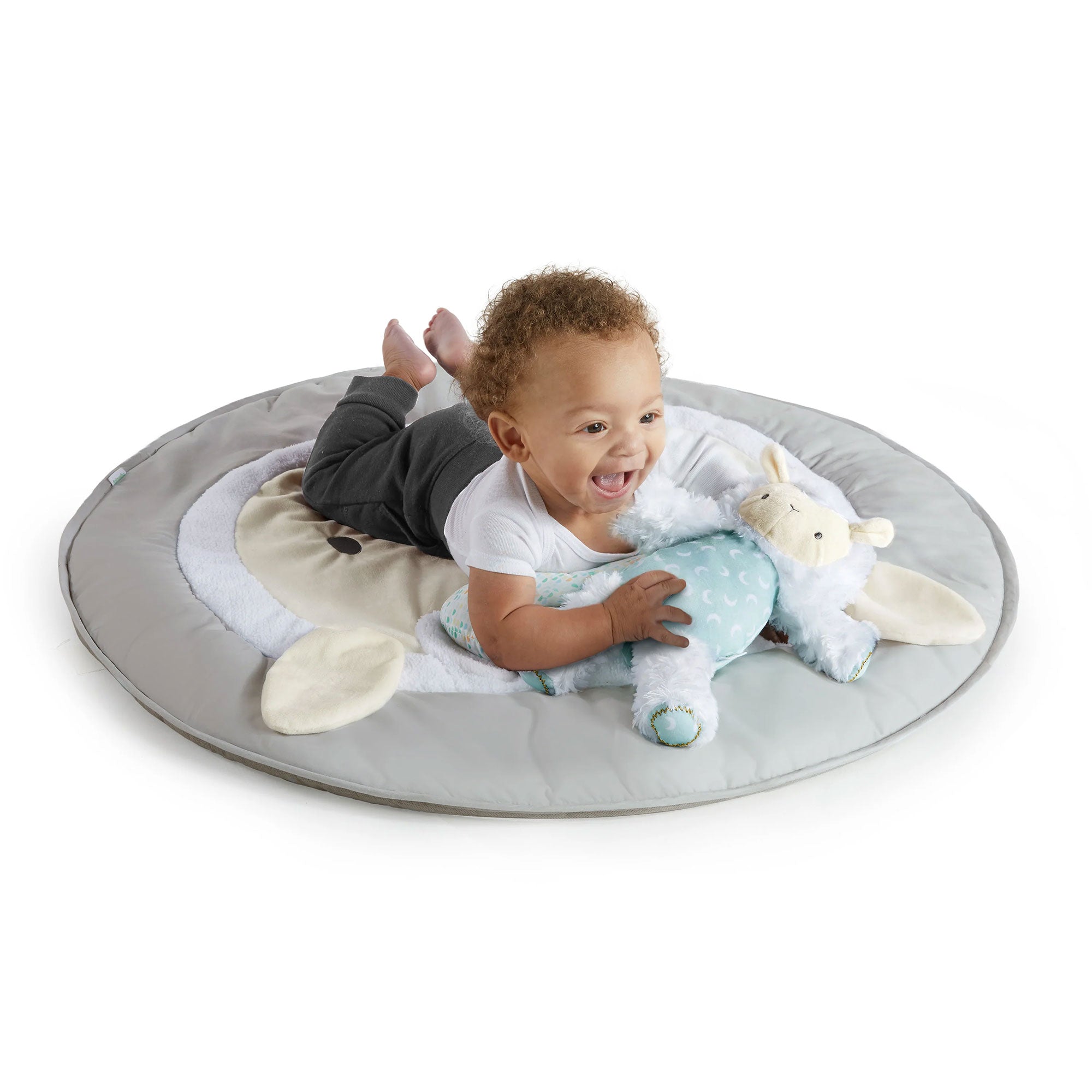 Ingenuity Sheppys Spot Ultra Plush Baby Activity Gym and Tummy Time Mat, Corrie - Smart-nests