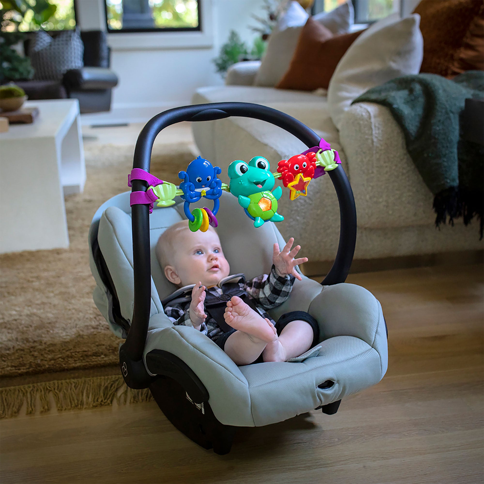 Baby Einstein Neptune's Discovery Reef Baby Tummy Time Activity Gym Toy Bar - Smart-nests