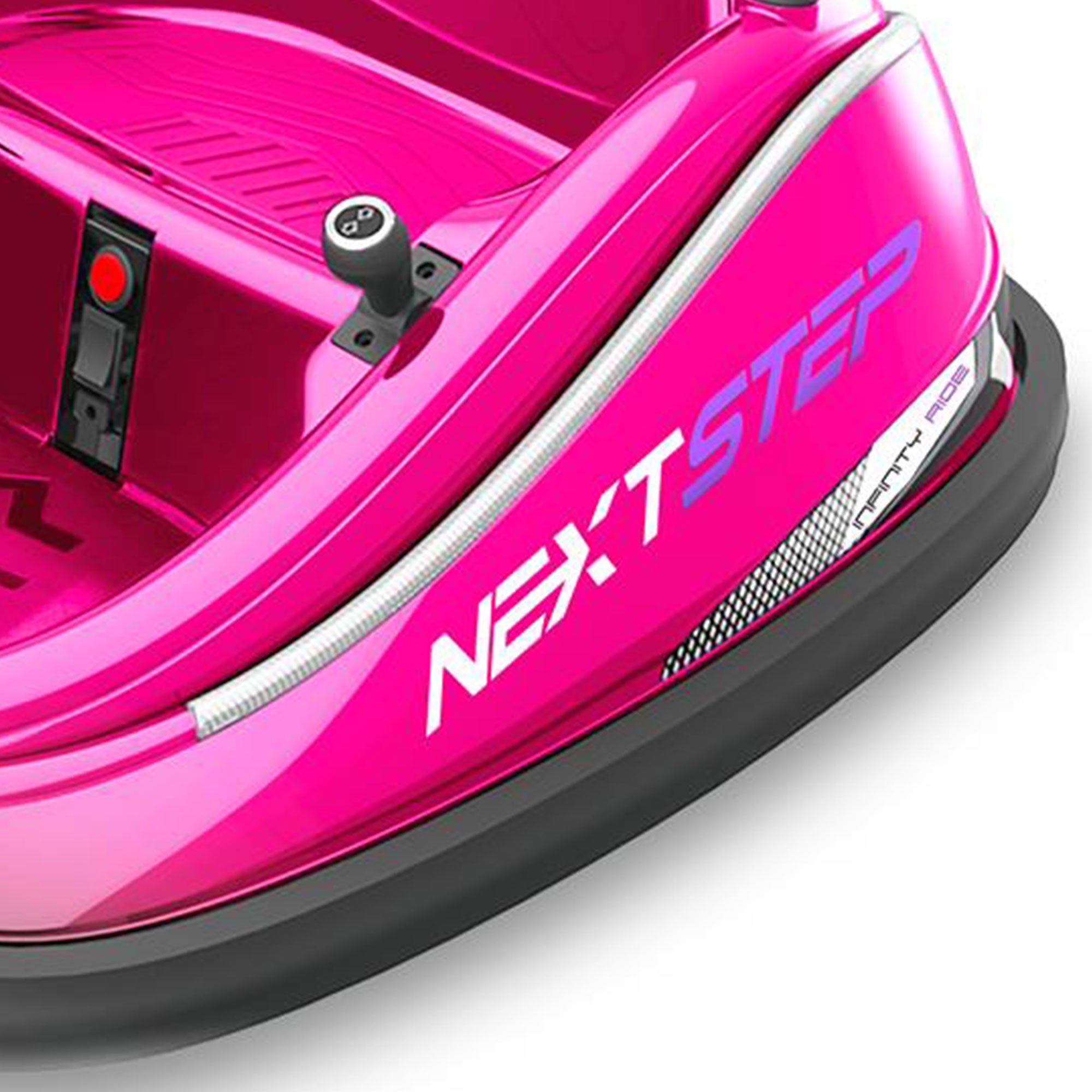 Serenelife 360 Degree Spinning Bumper Car w/Adjustable Belt & Controls, Pink - Smart-nests