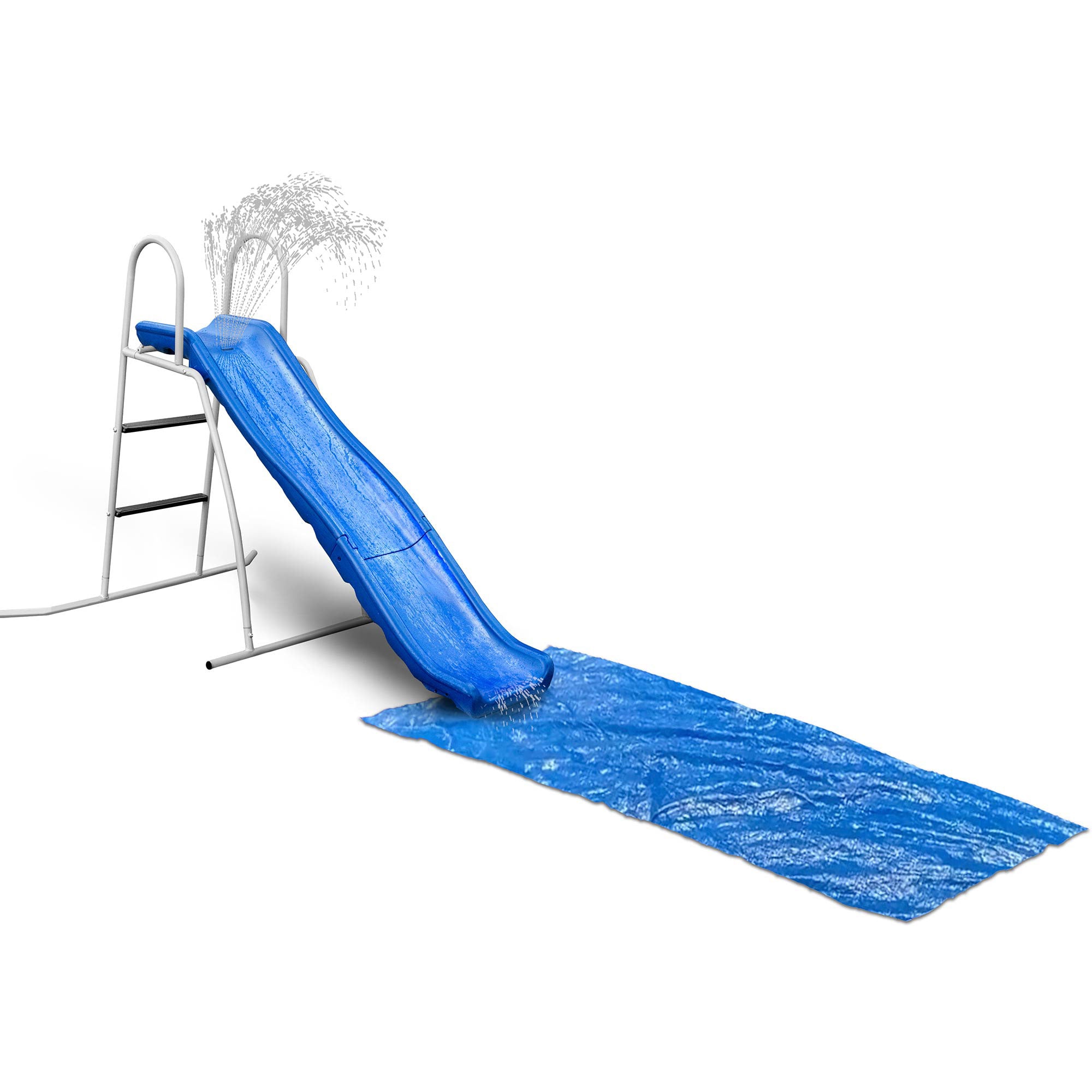 XDP Recreation 6 Foot Water Wave Slide with Built In Adjustable Water Sprinkler - Smart-nests