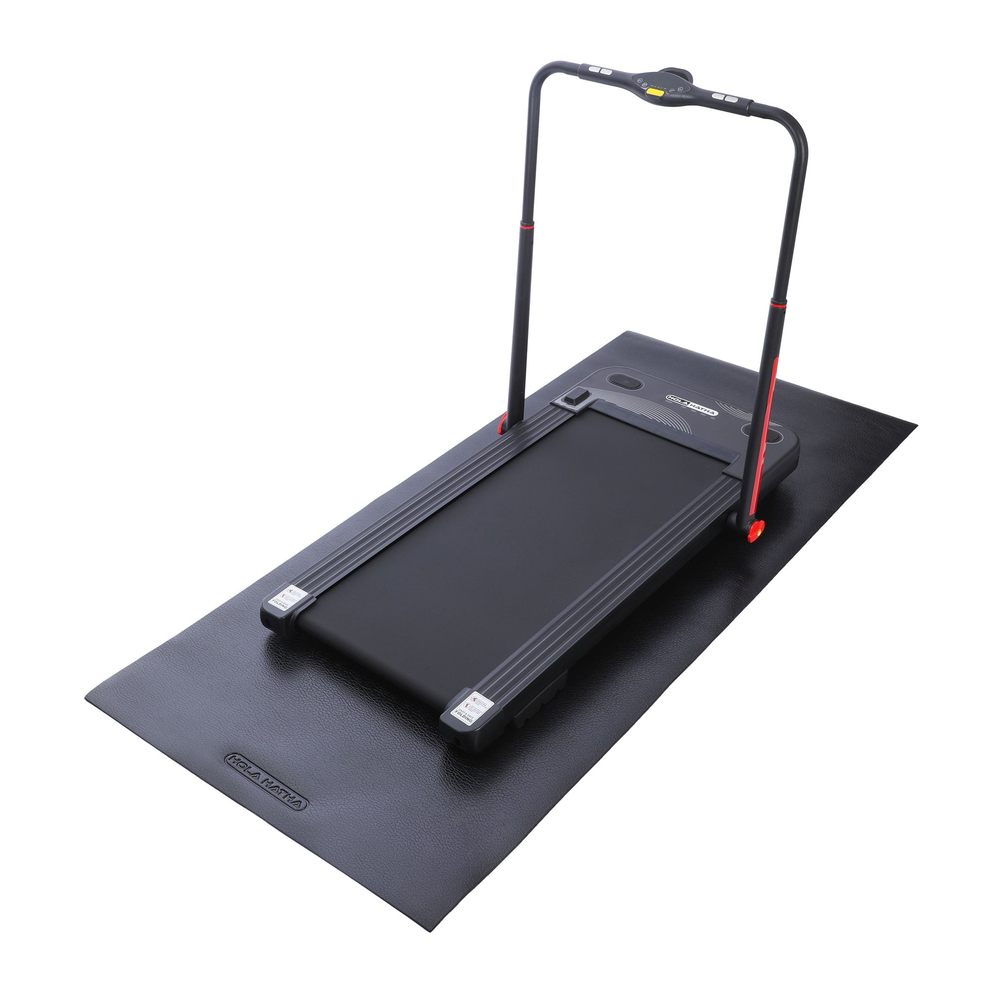 HolaHatha Lightweight Padded Foam Fitness Mat for Workout Activity, Medium, Grey - Smart-nests
