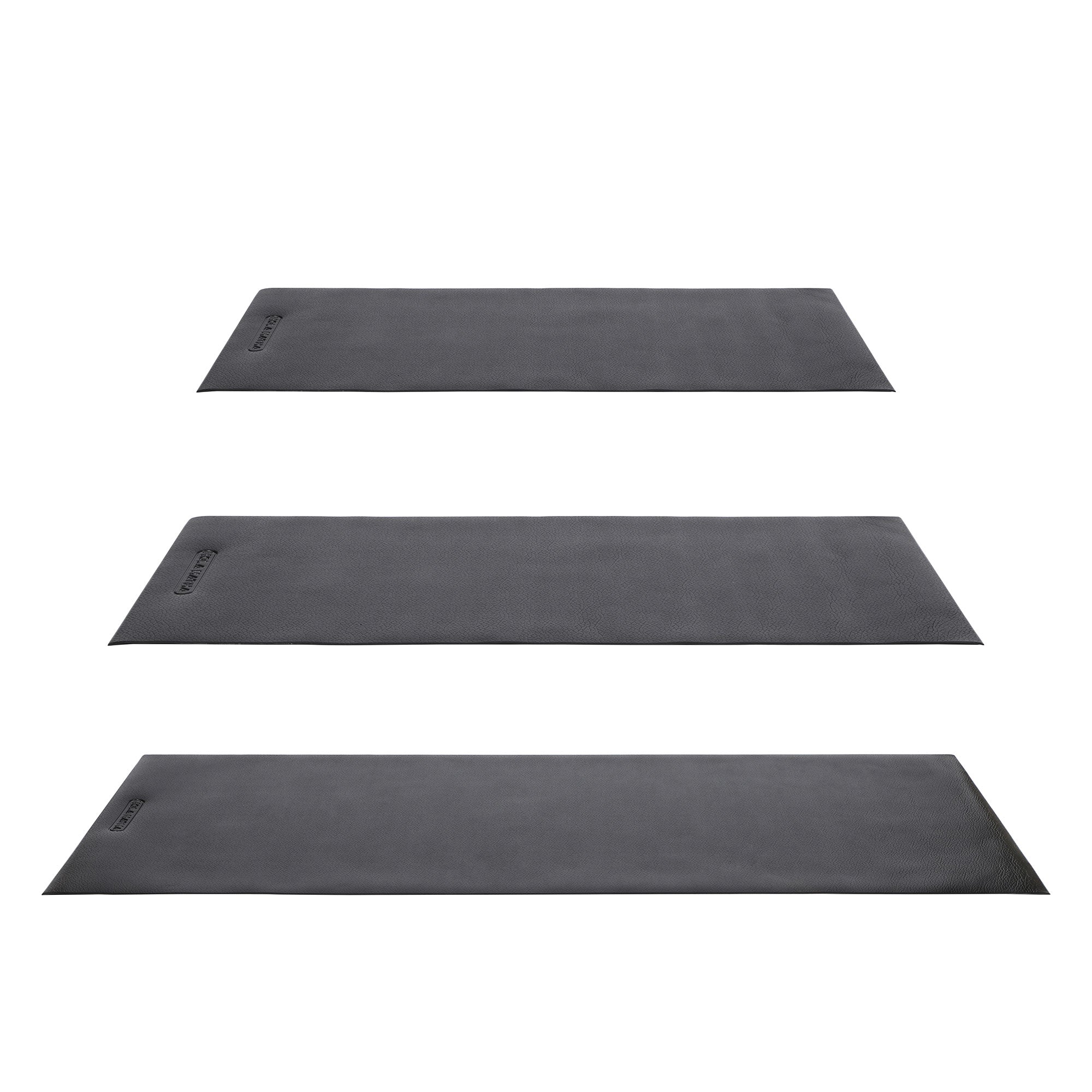 HolaHatha Lightweight Padded Foam Fitness Mat for Workout Activity, Medium, Grey - Smart-nests