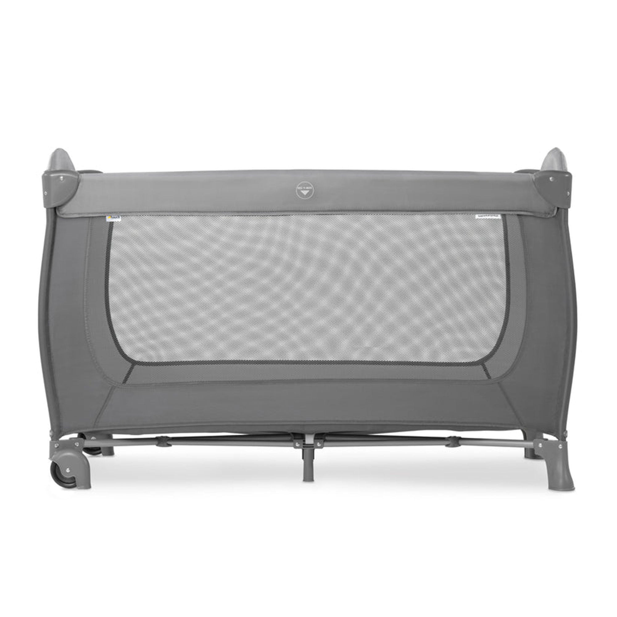hauck Sleep N Play Go Plus Foldable Travel Bed and Playpen with Mattress, Gray - Smart-nests