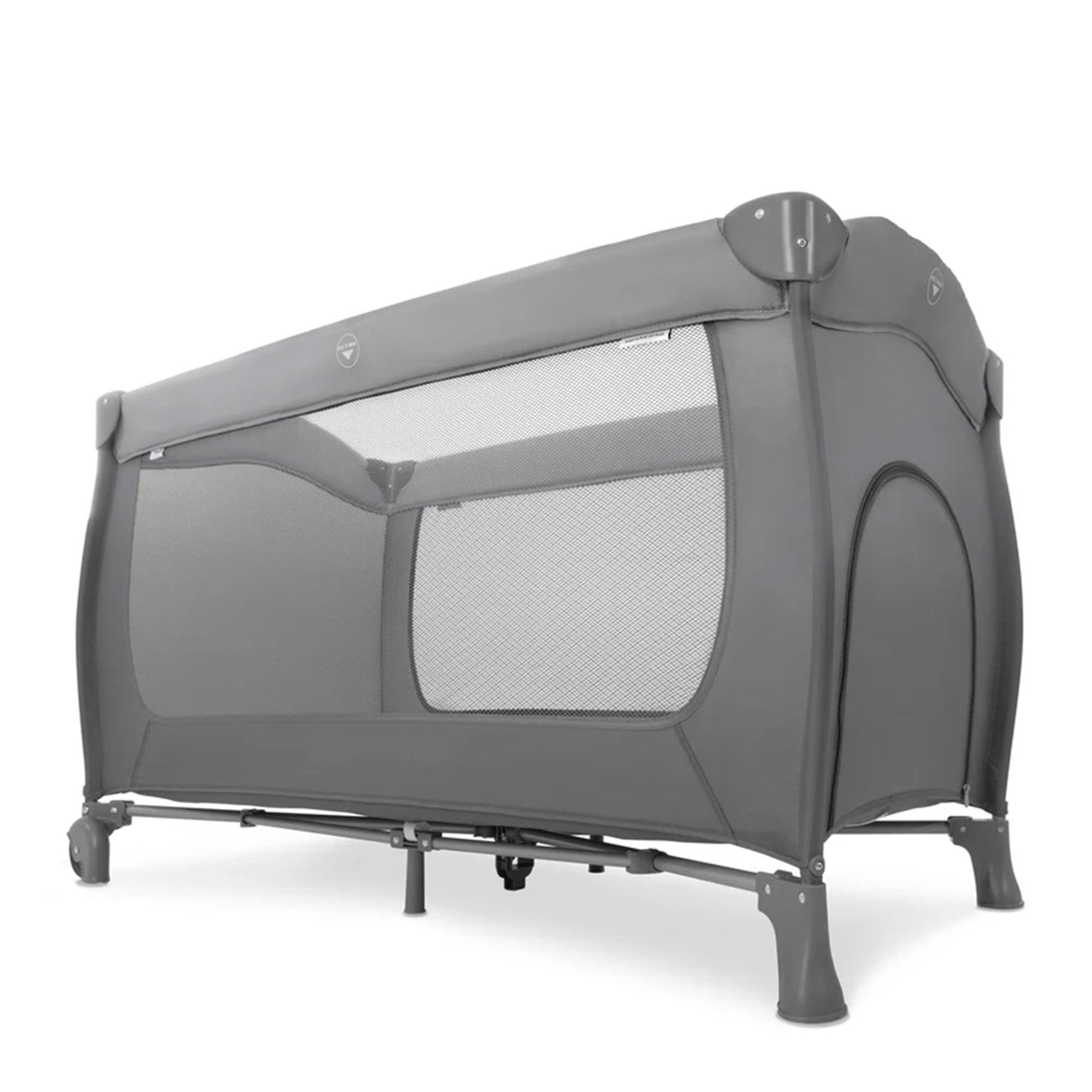 hauck Sleep N Play Go Plus Foldable Travel Bed and Playpen with Mattress, Gray - Smart-nests