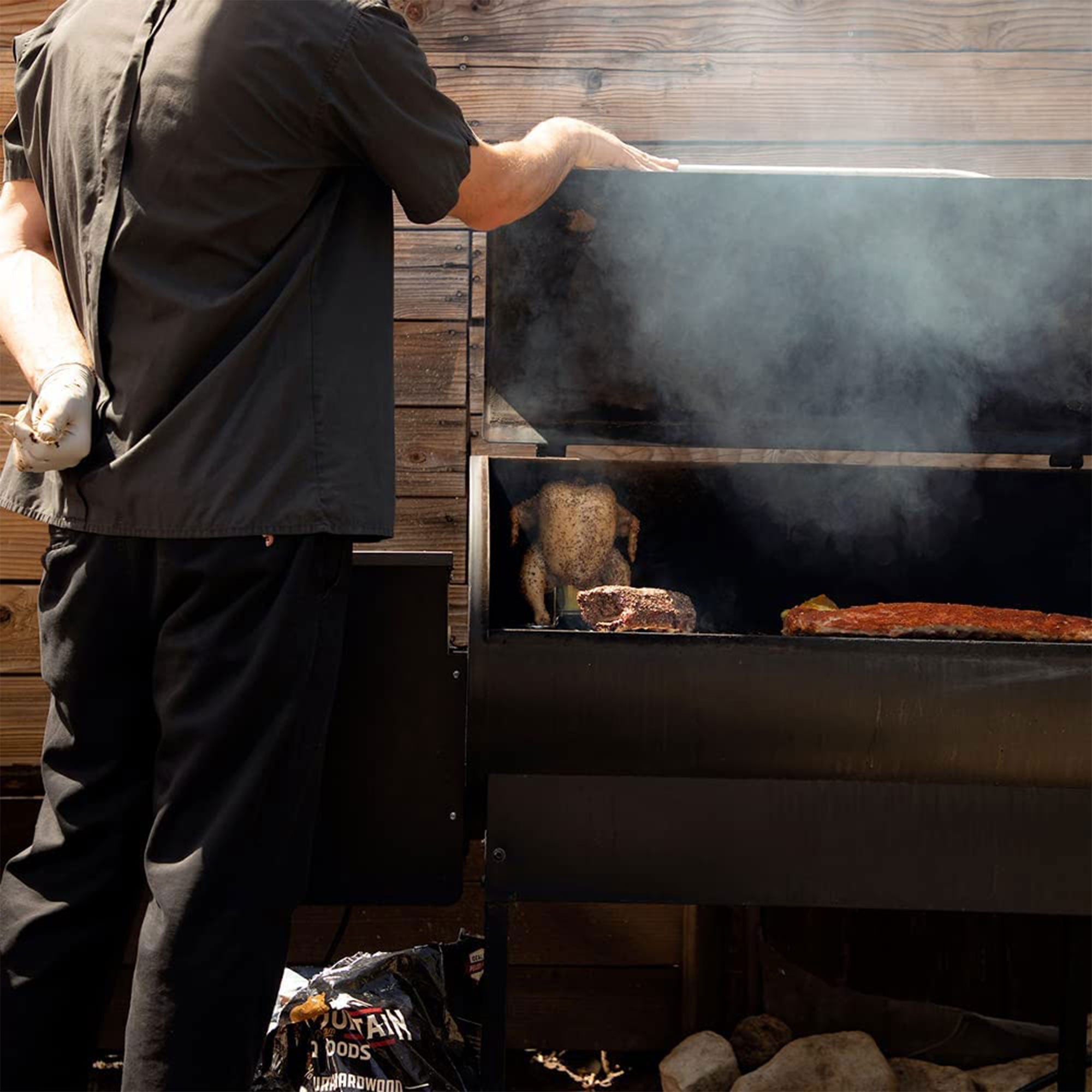 Bear Mountain BBQ Hardwood Bold Craft Blends Smoker Pellets, 20 Pounds (2 Pack) - Smart-nests